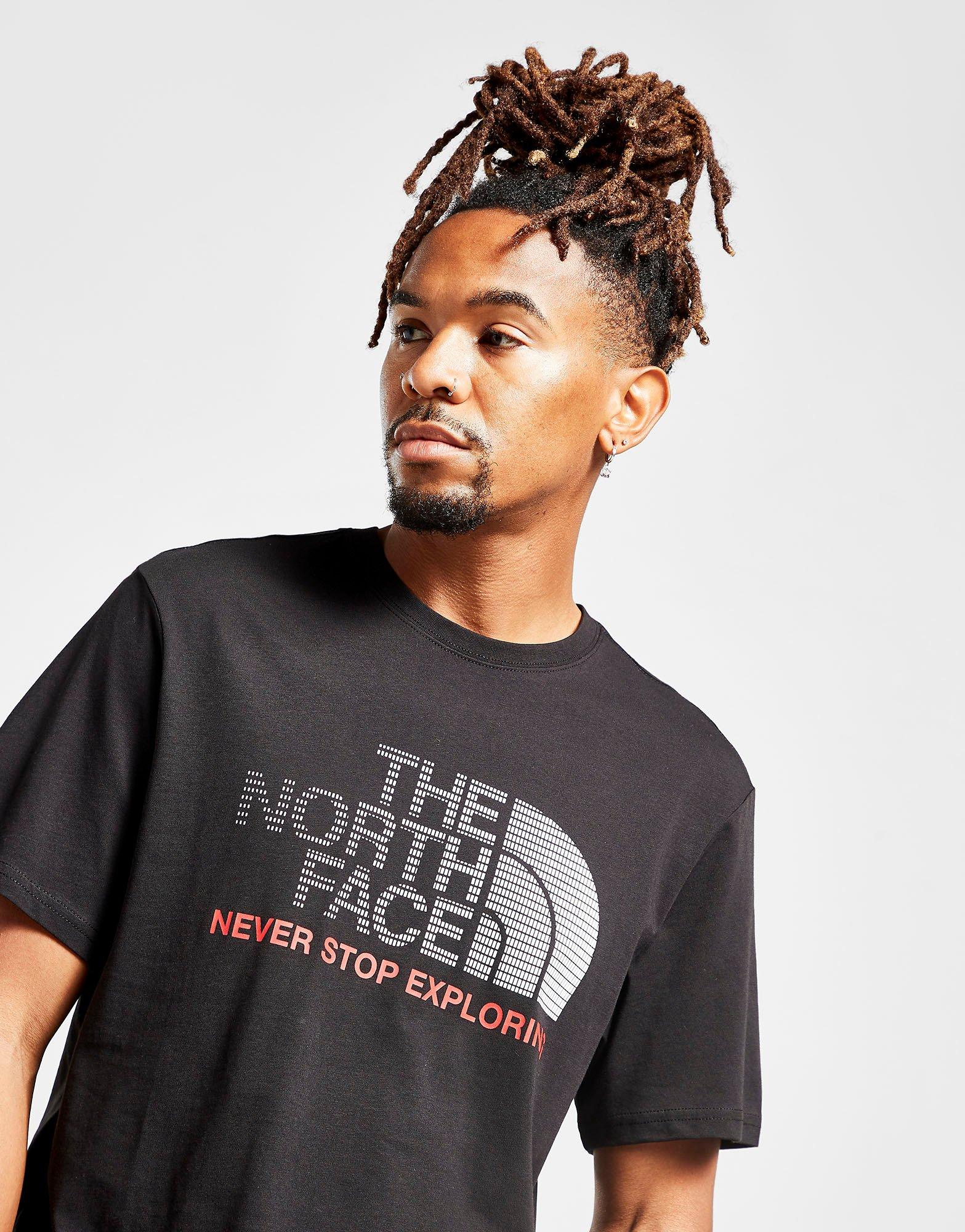 north face logo t shirt