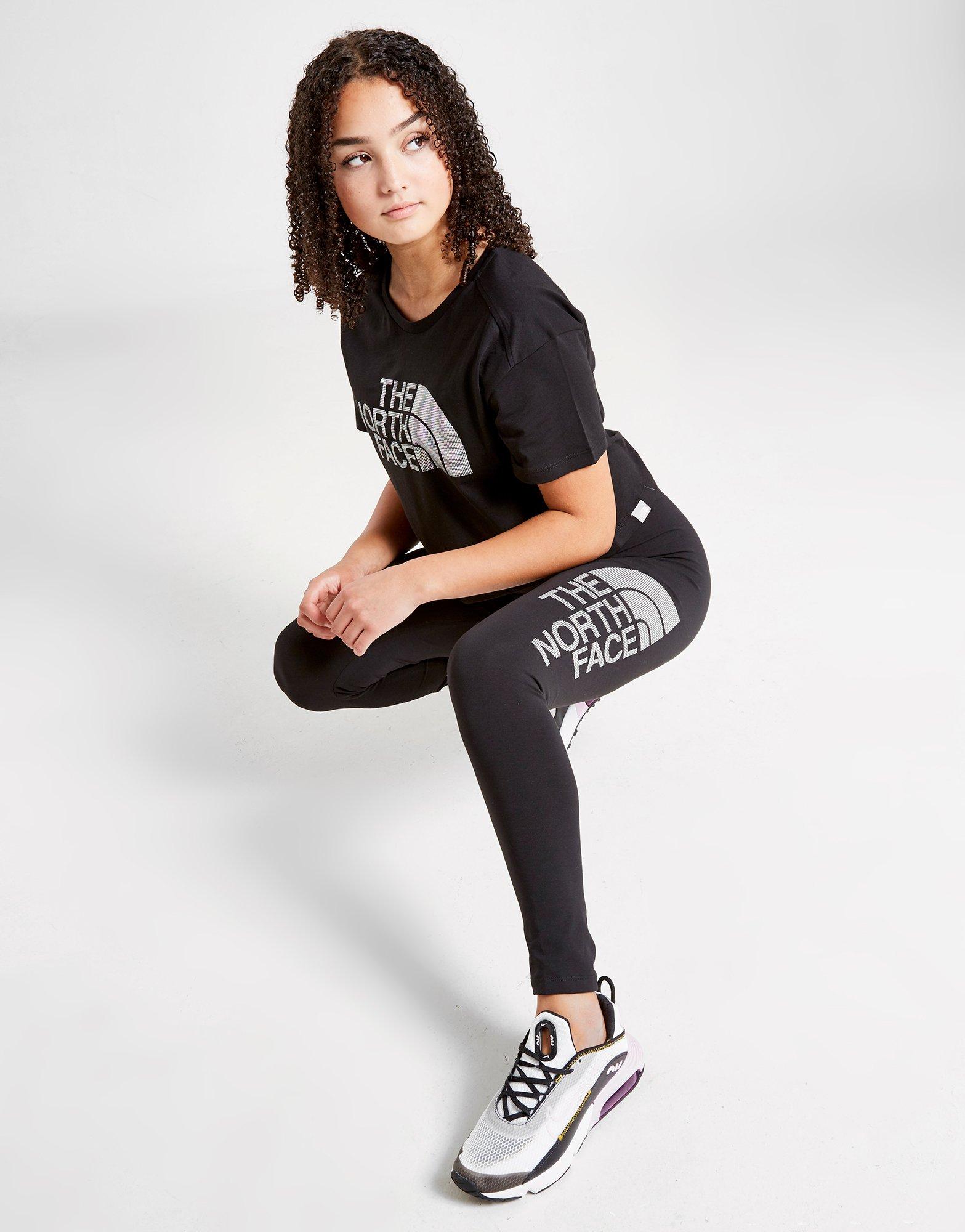 north face logo leggings