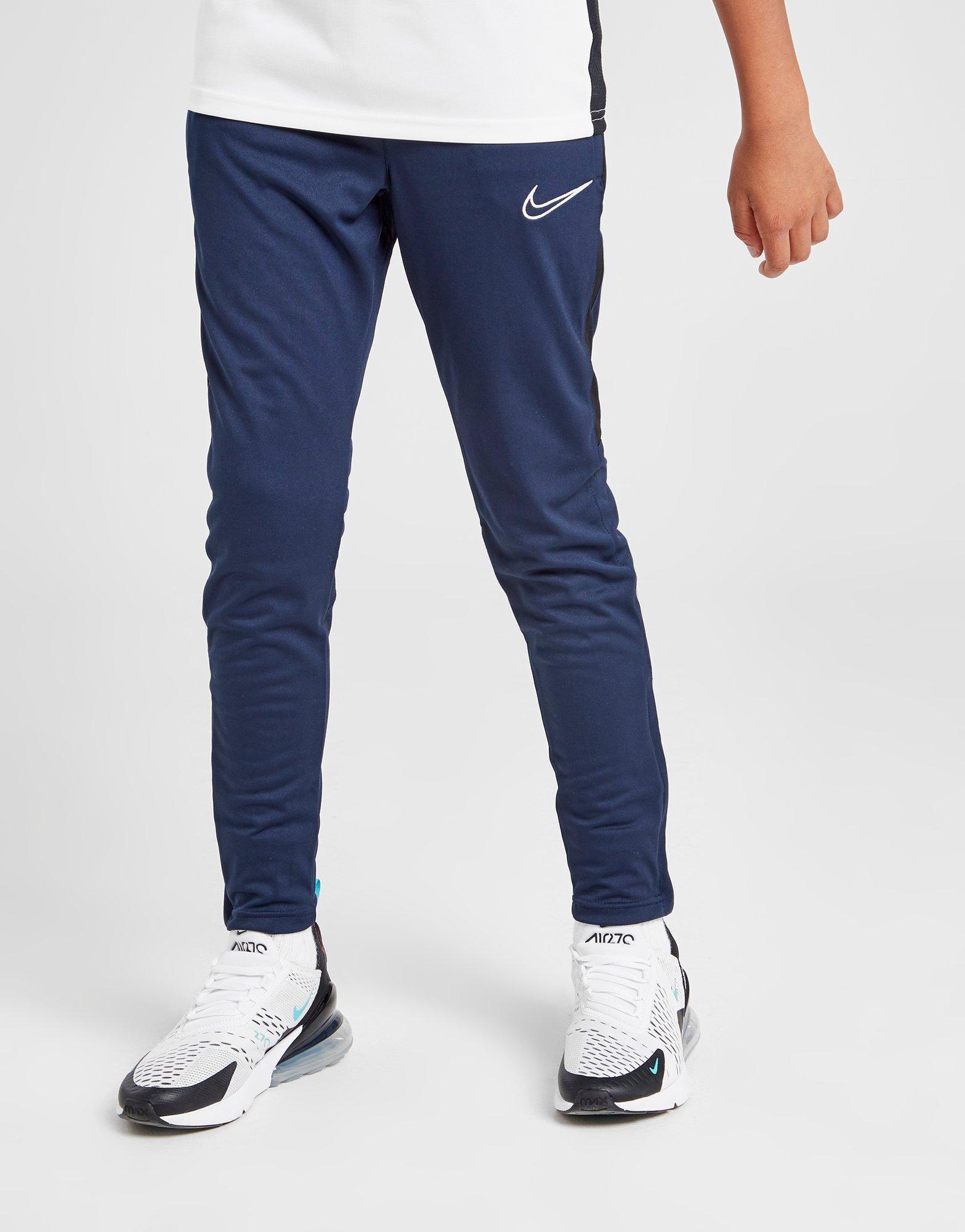 nike academy pants blue