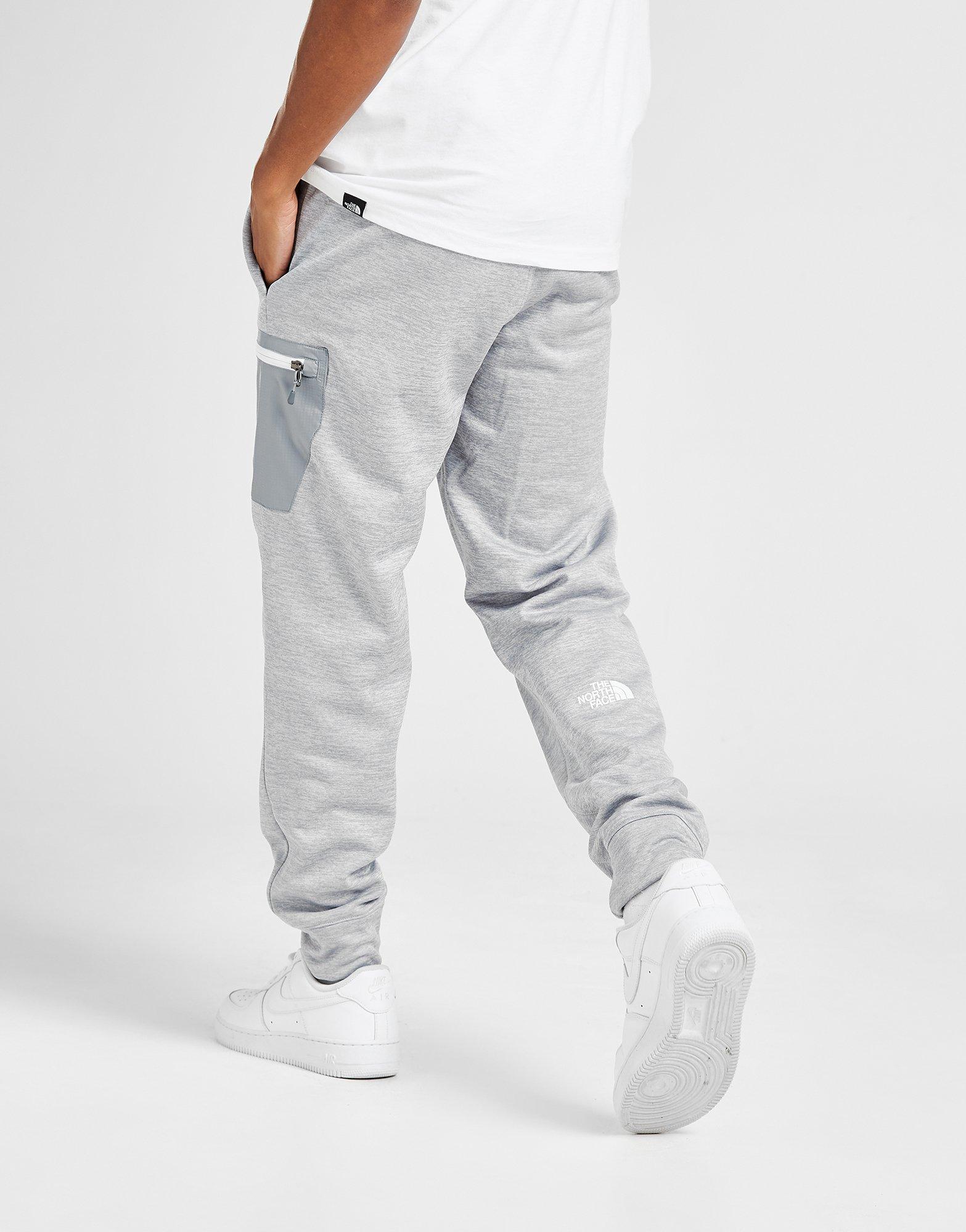 north face tracksuit bottoms grey