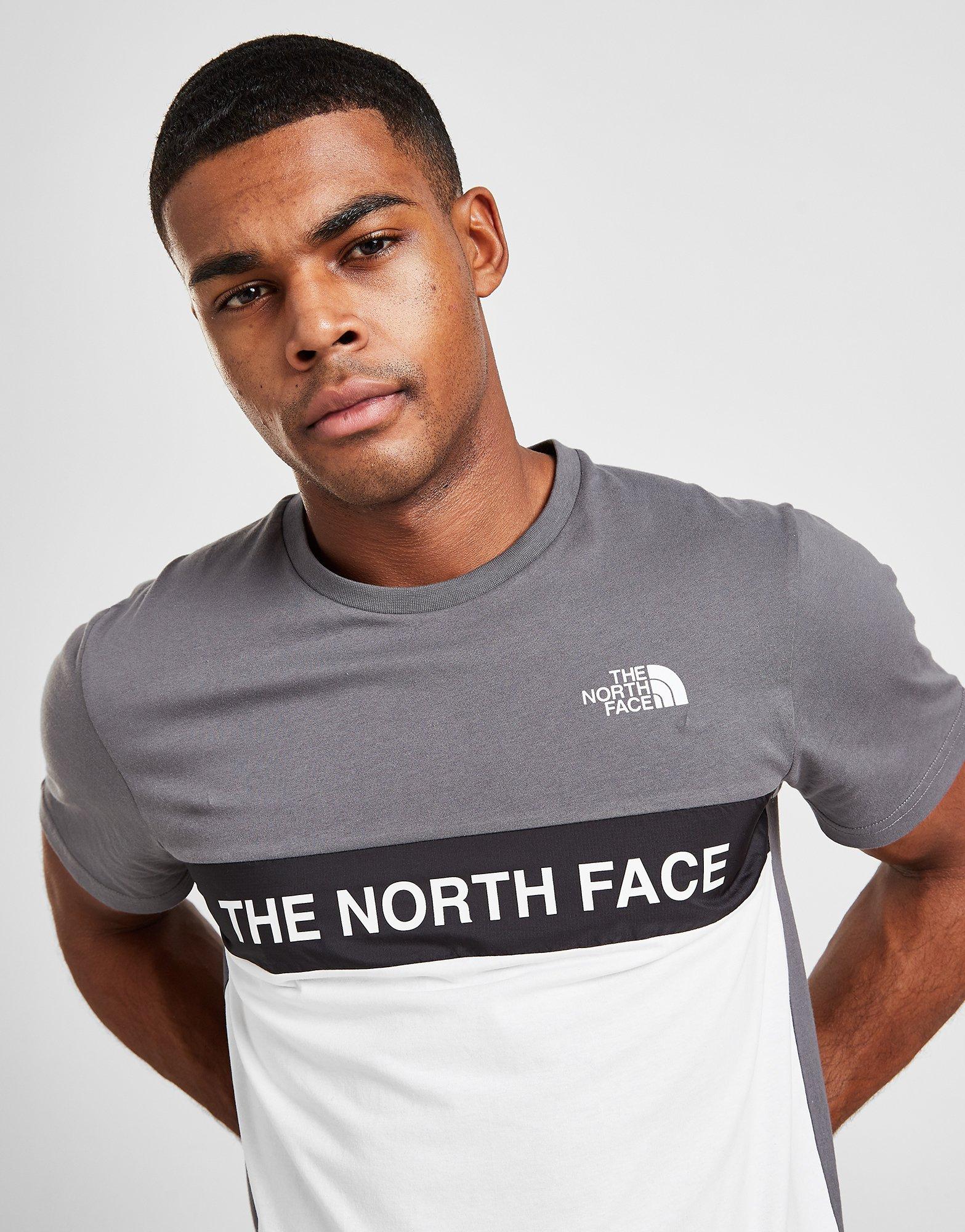 the north face grey t shirt