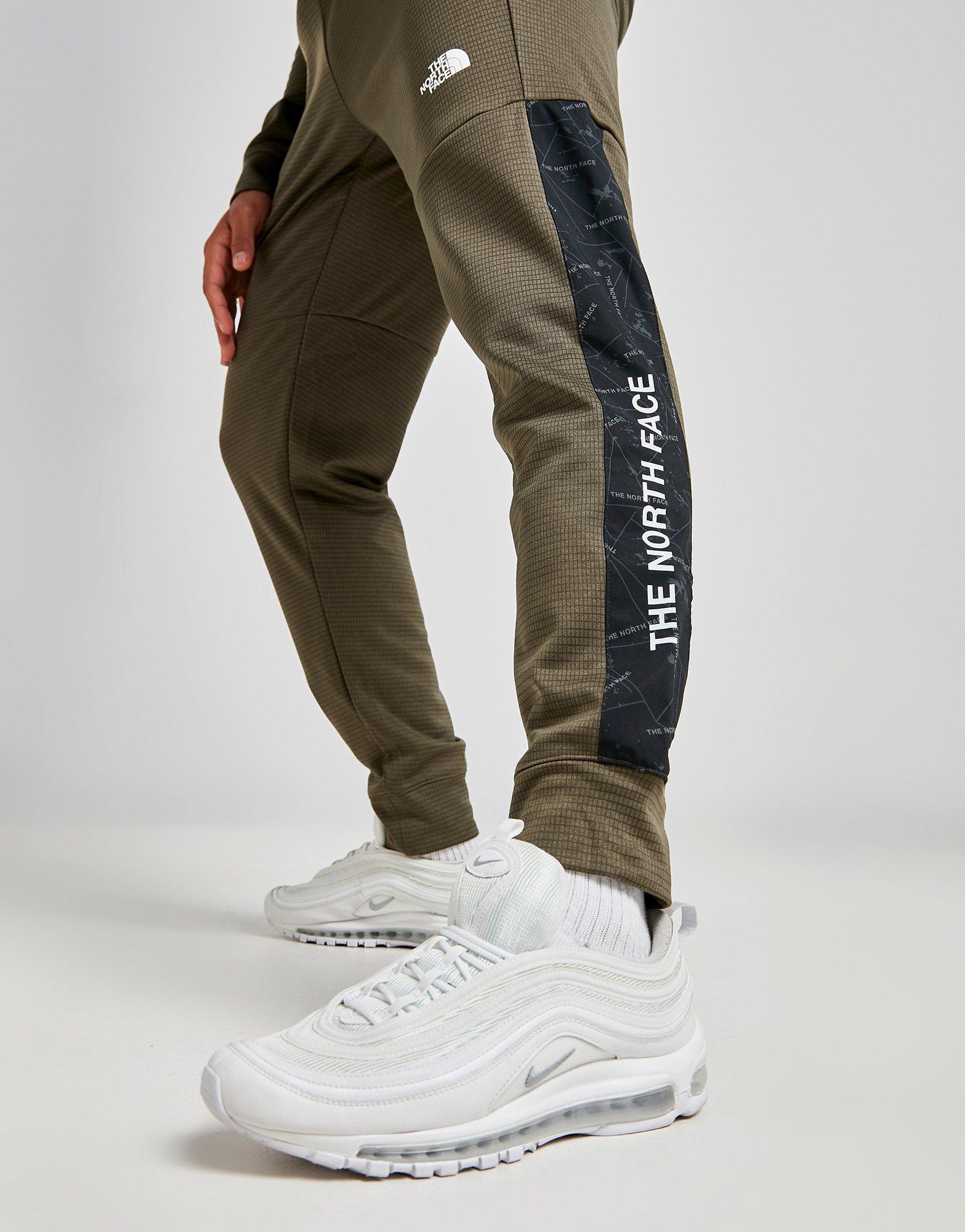 north face train n logo track pants