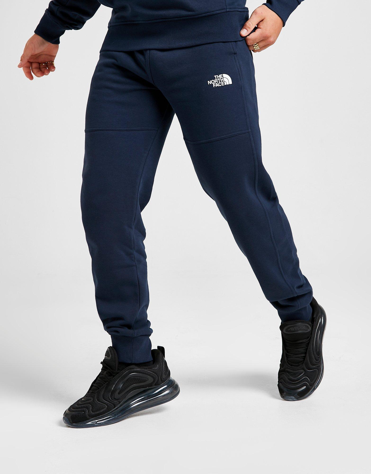 blue north face joggers