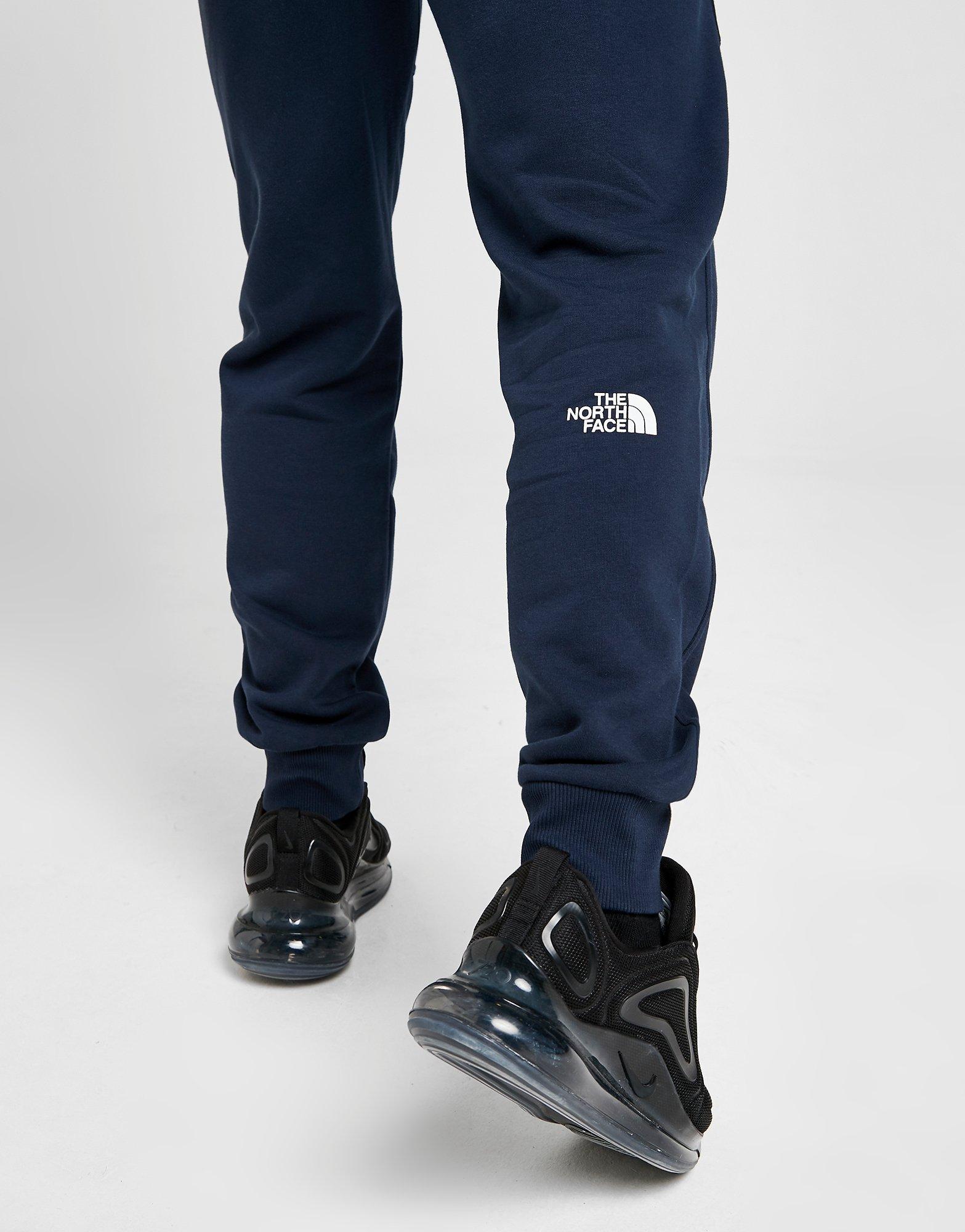 navy north face joggers