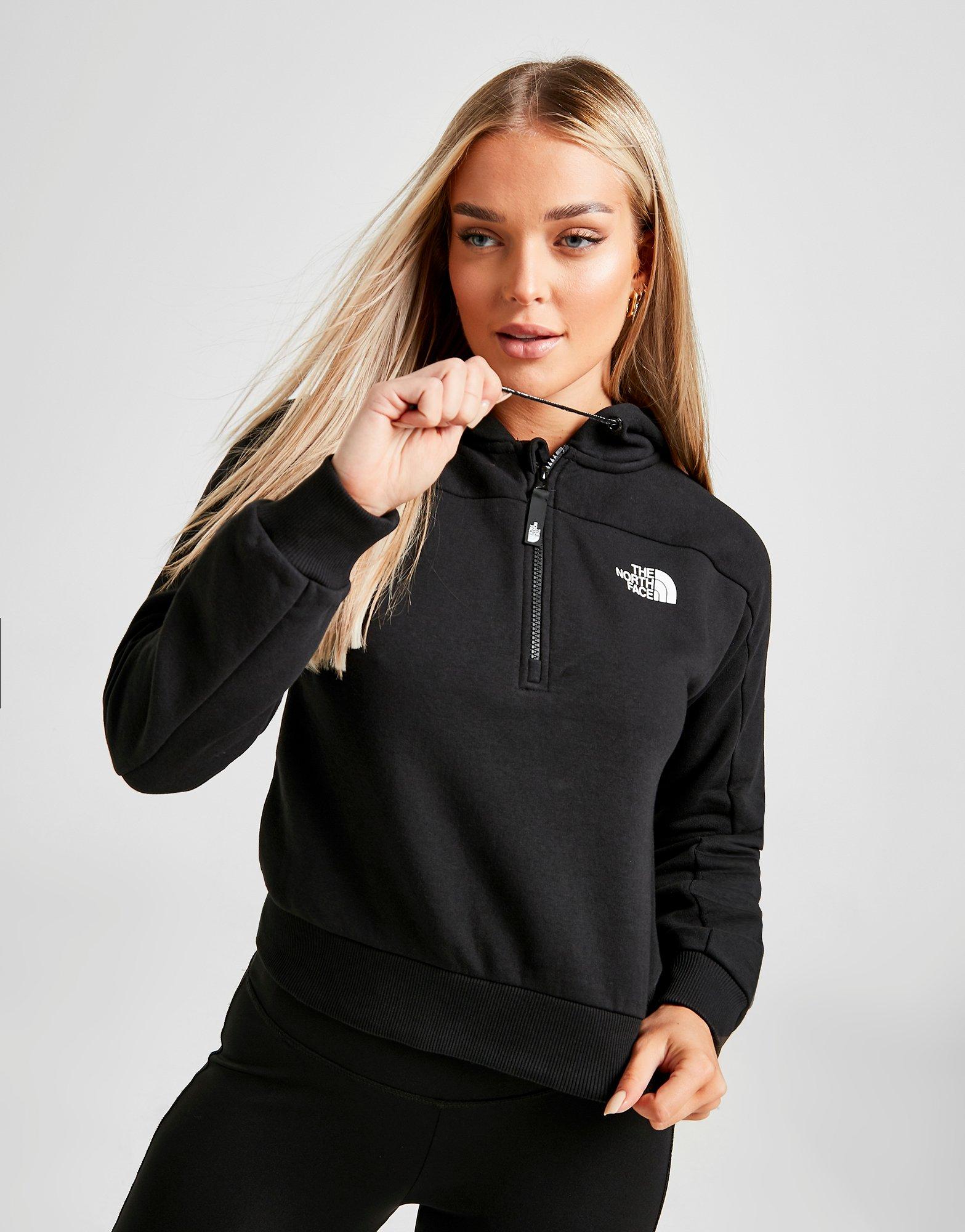north face cropped jumper