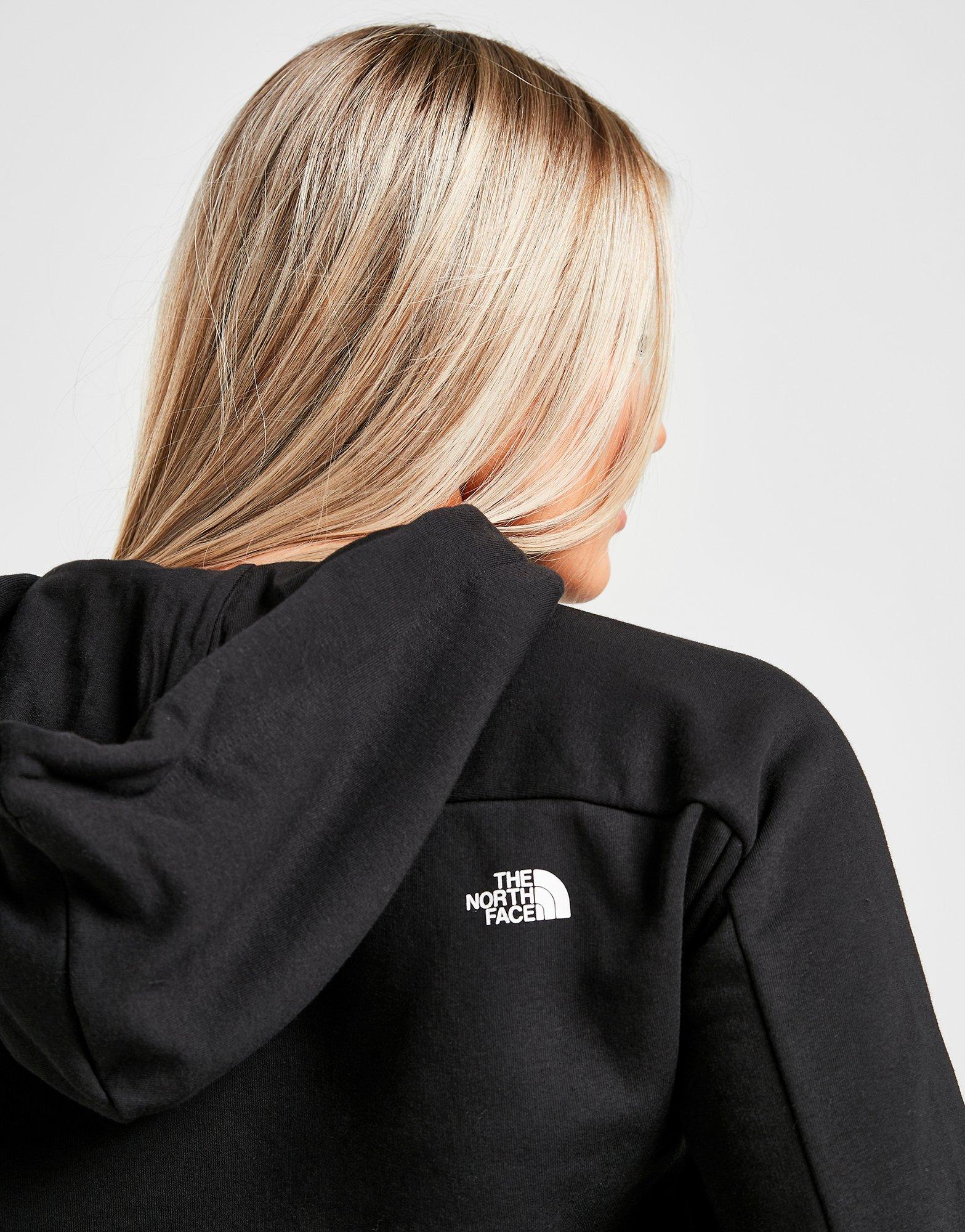 north face cropped jumper