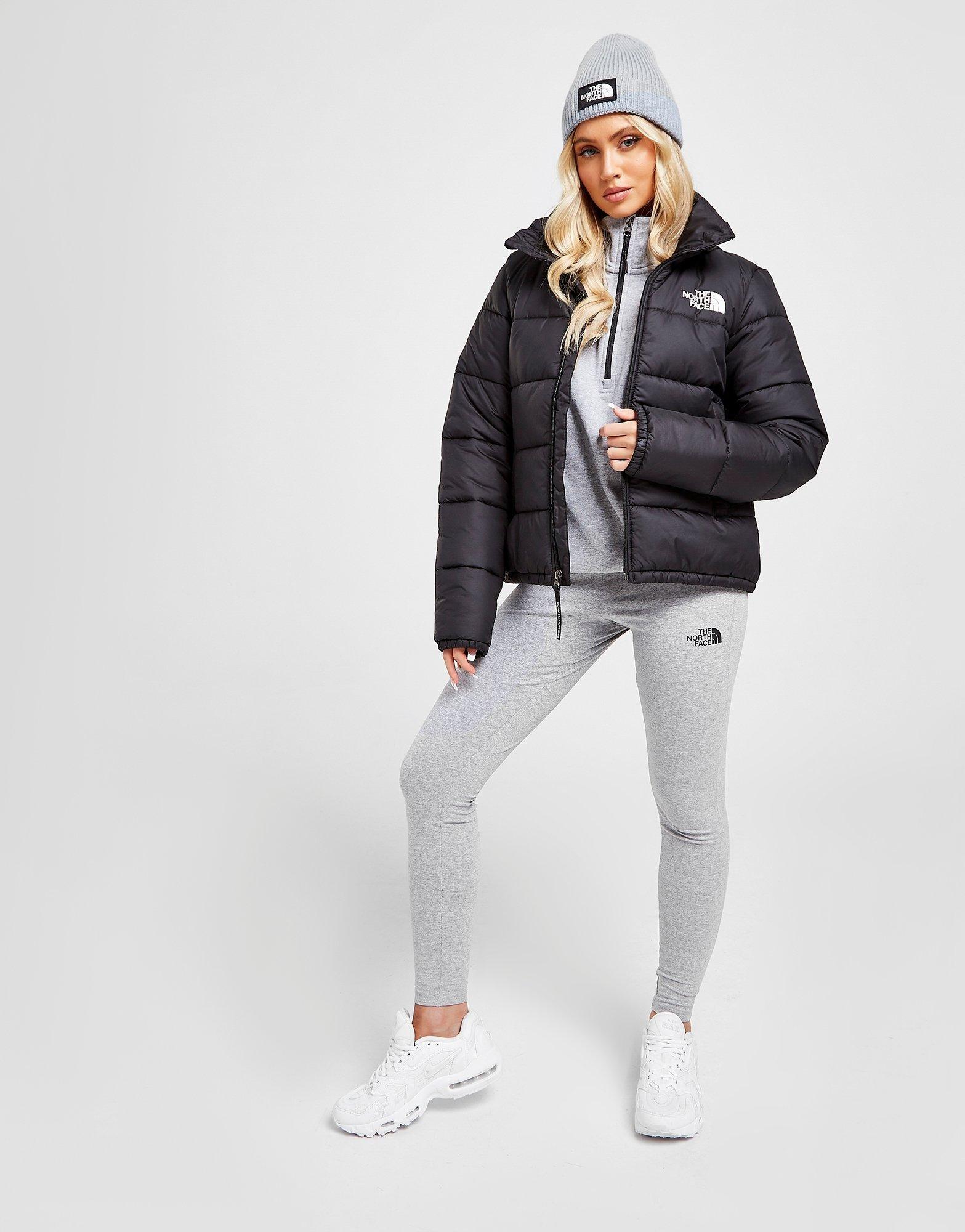 north face black puffa jacket