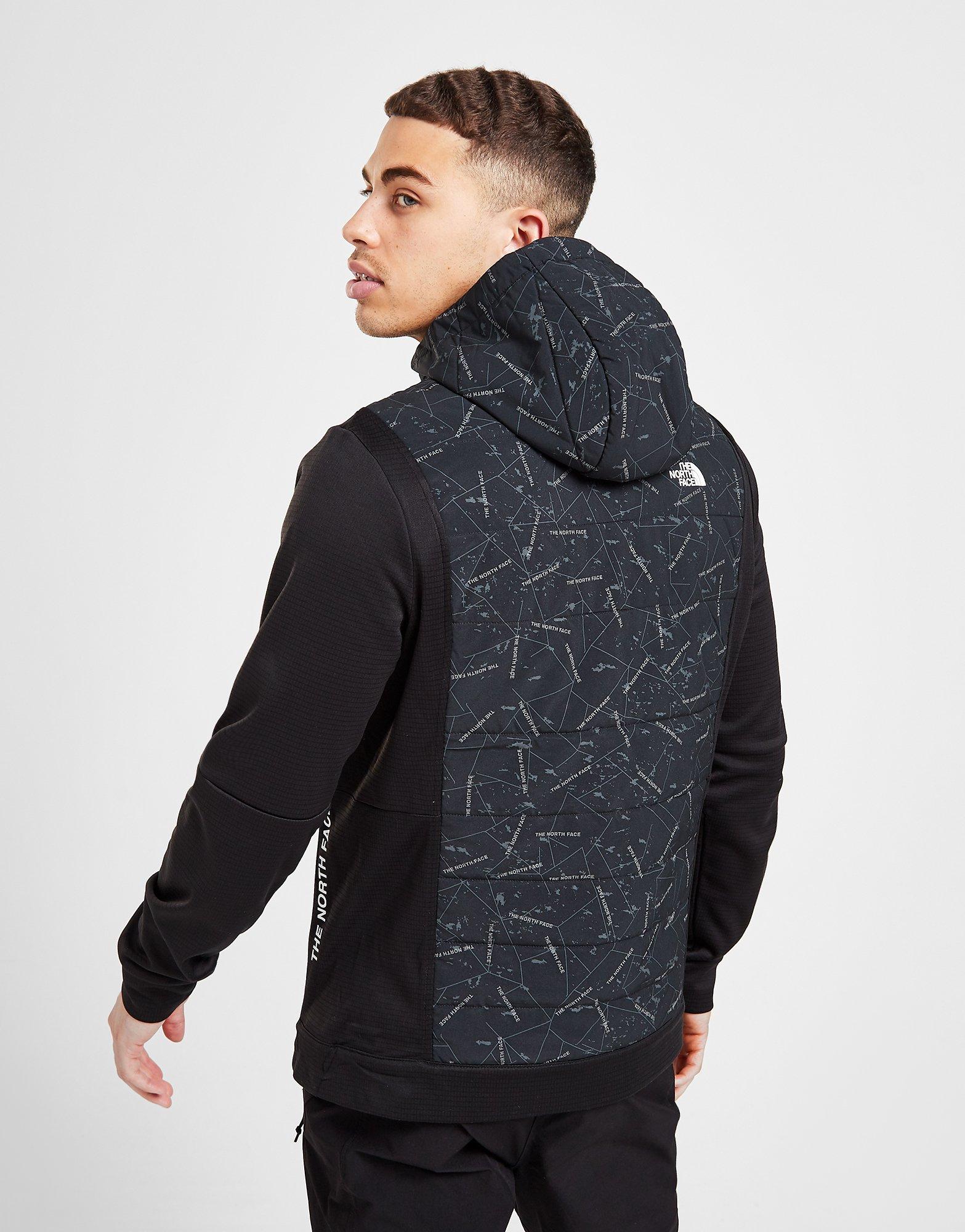 black north face jacket with hood