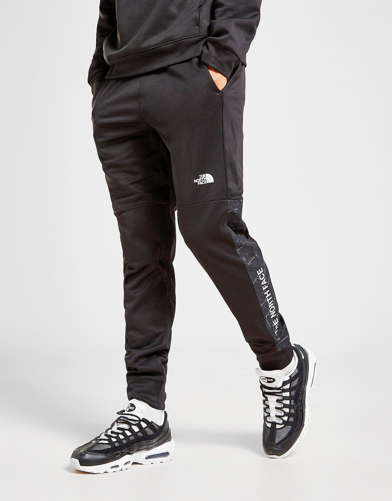 north face train n logo track pants