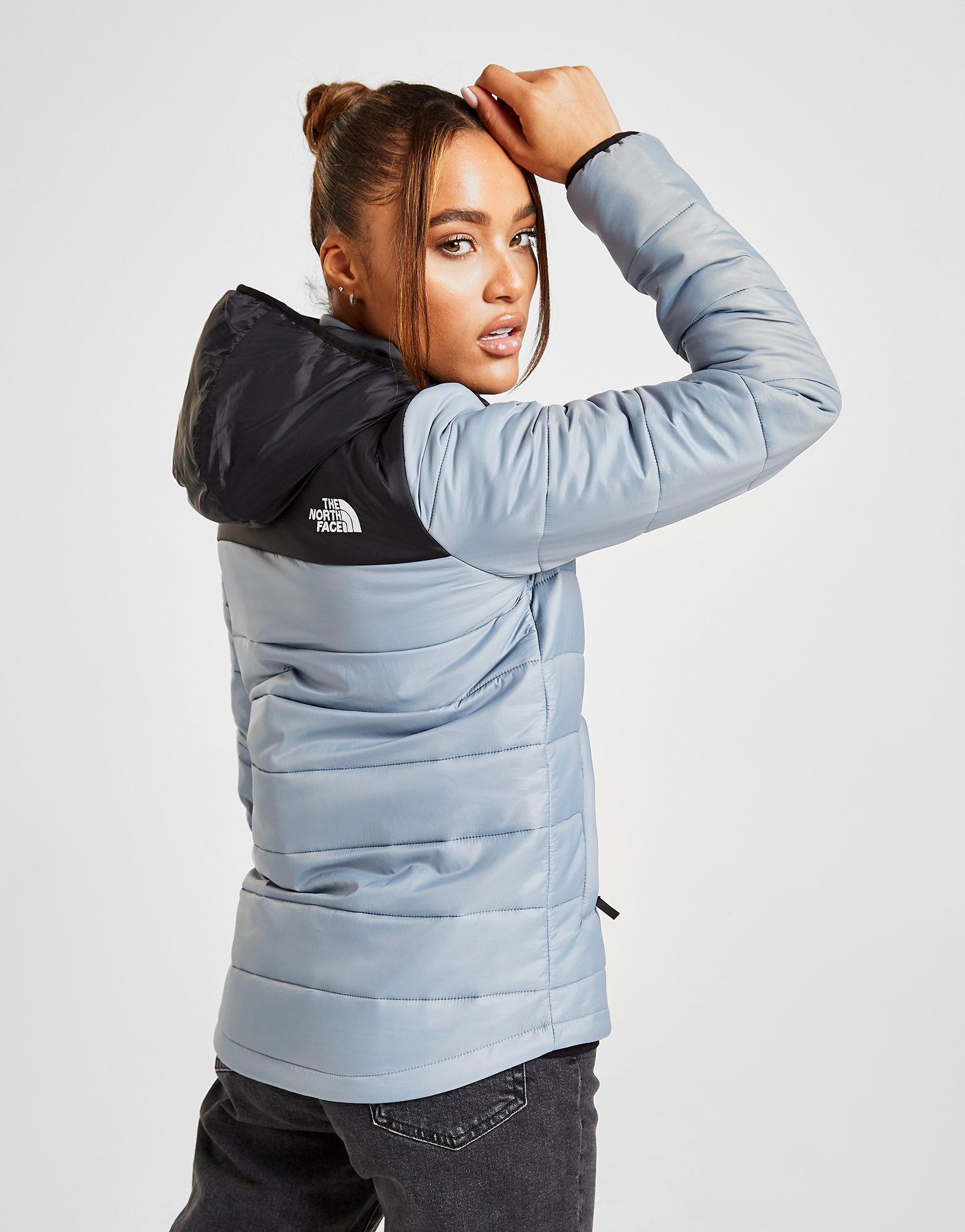 north face panel padded jacket womens