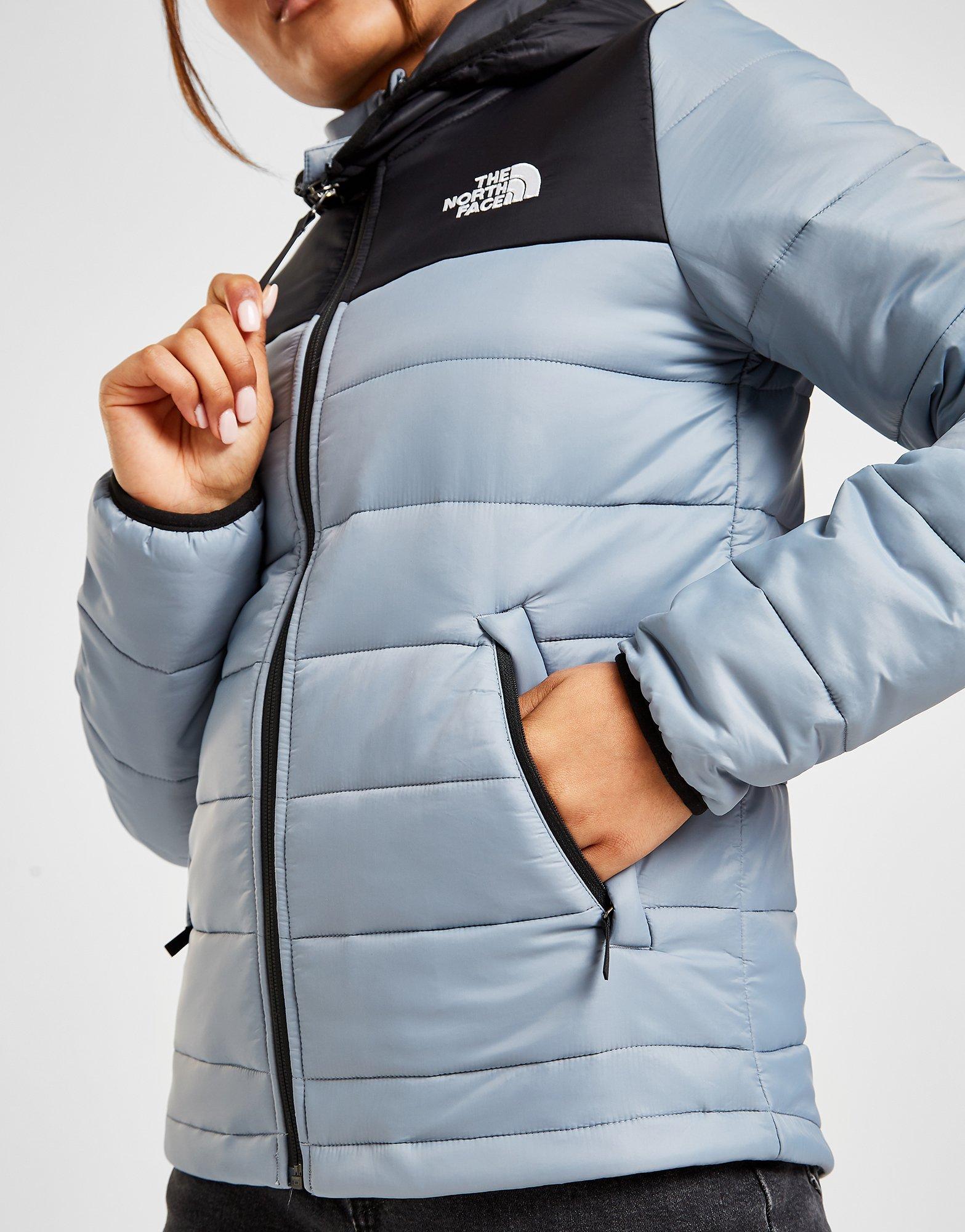 north face panel padded jacket