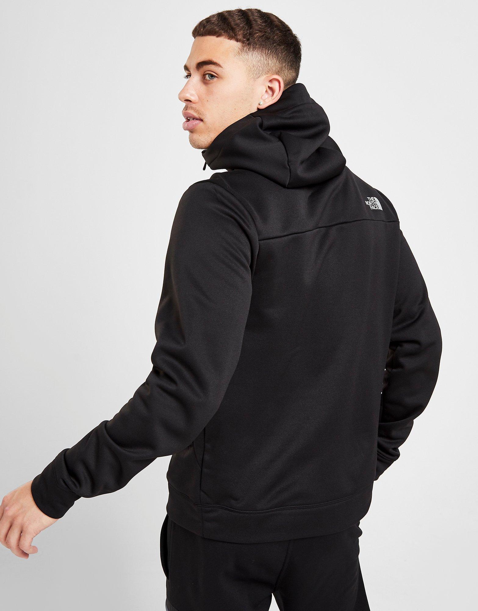 black north face half zip