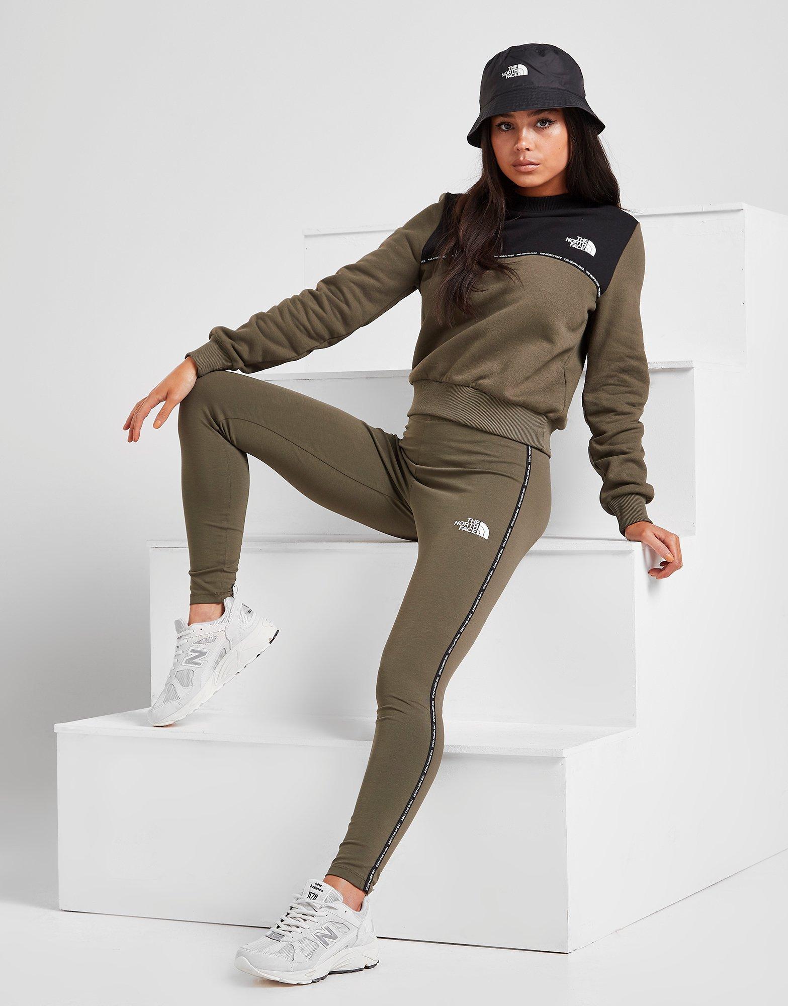 the north face tape poly crew sweatshirt