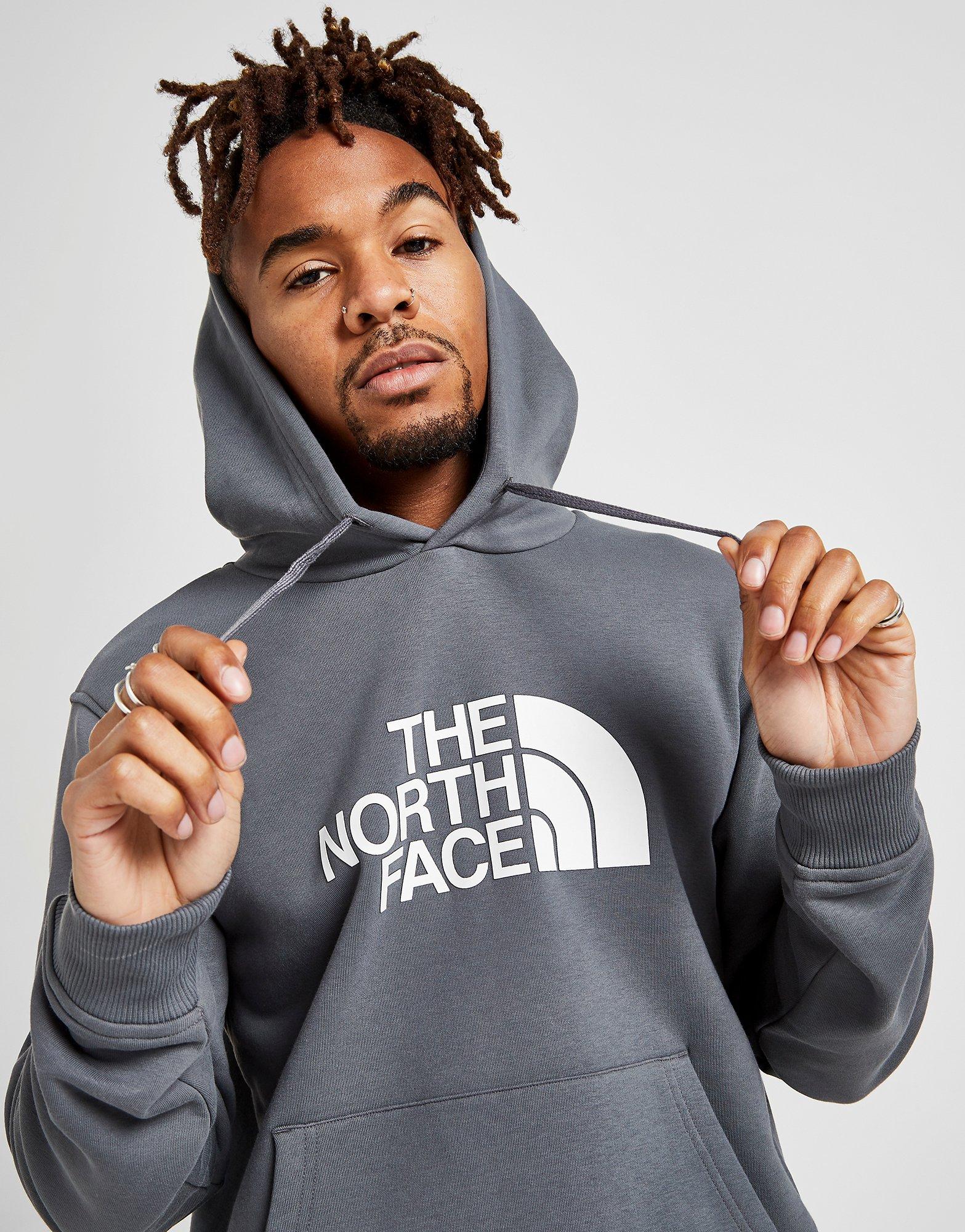 the north face logo hoodie