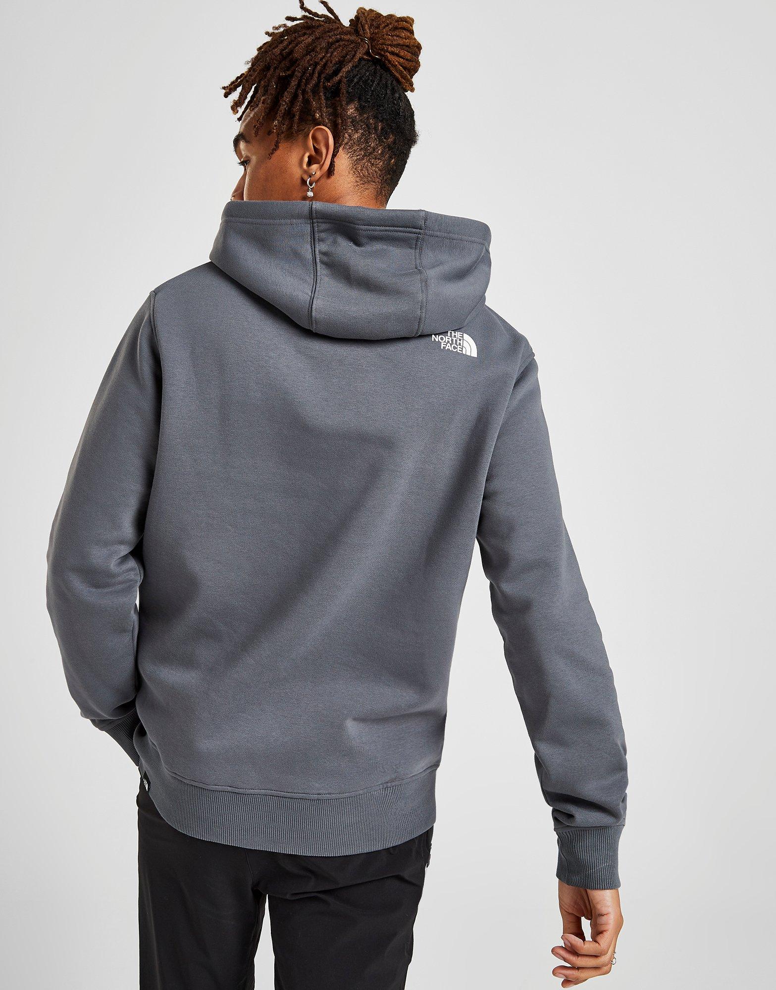 north face hoodie large