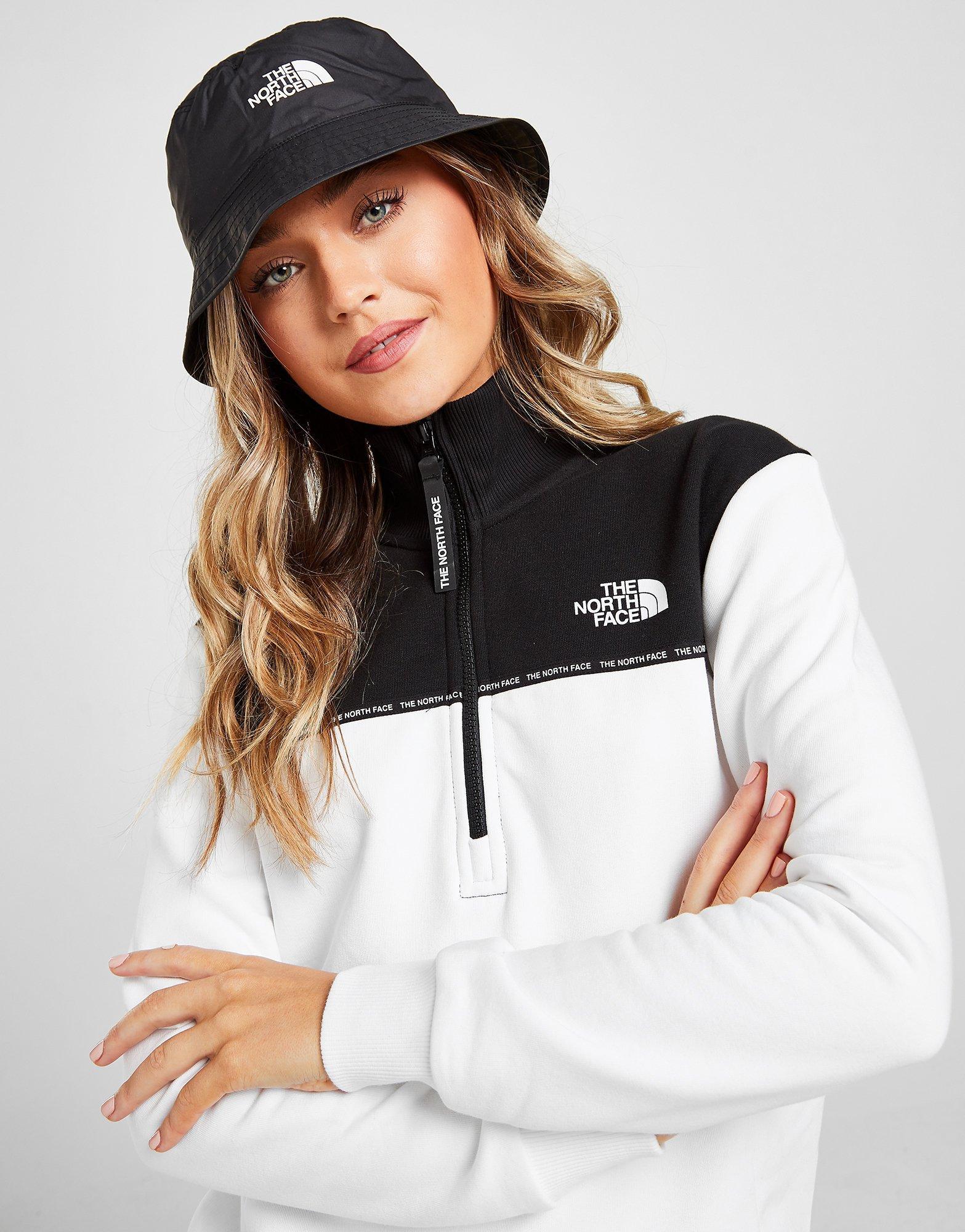 the north face black and white