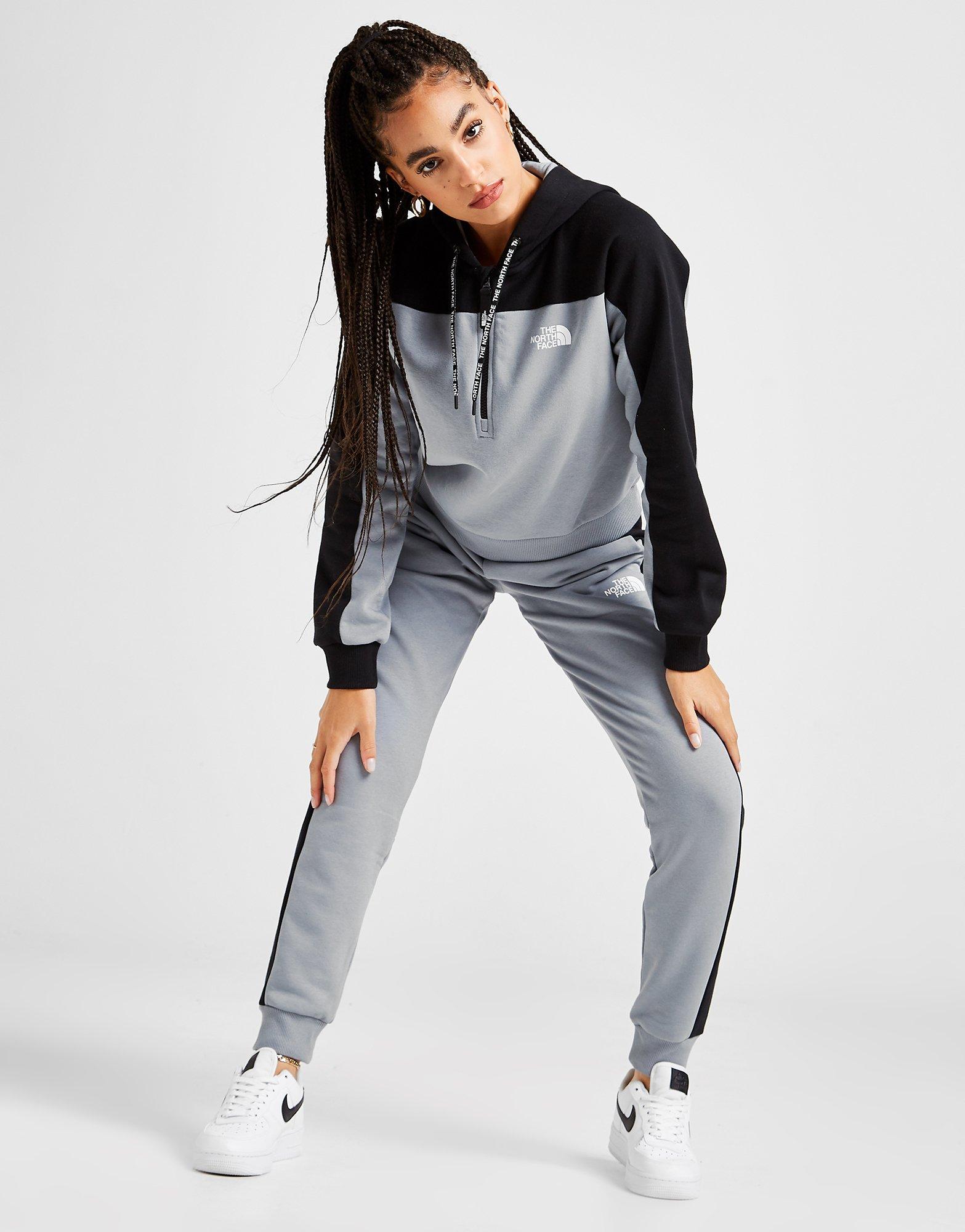 the north face tape crop hoodie