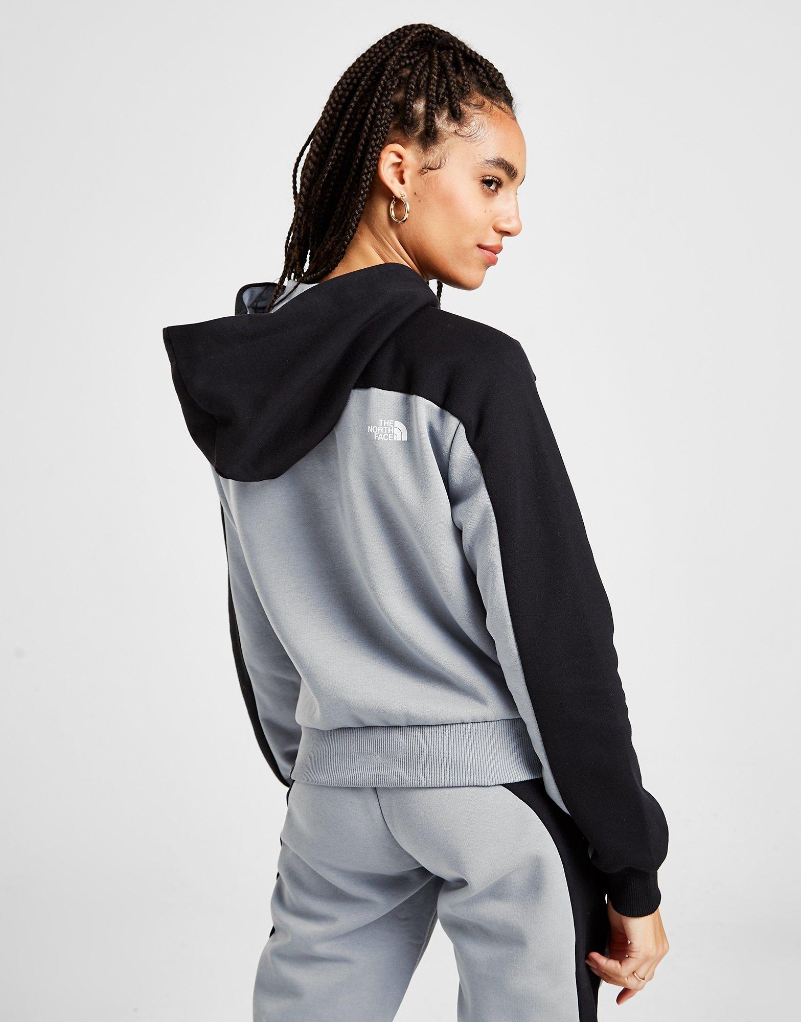 the north face tape crop hoodie
