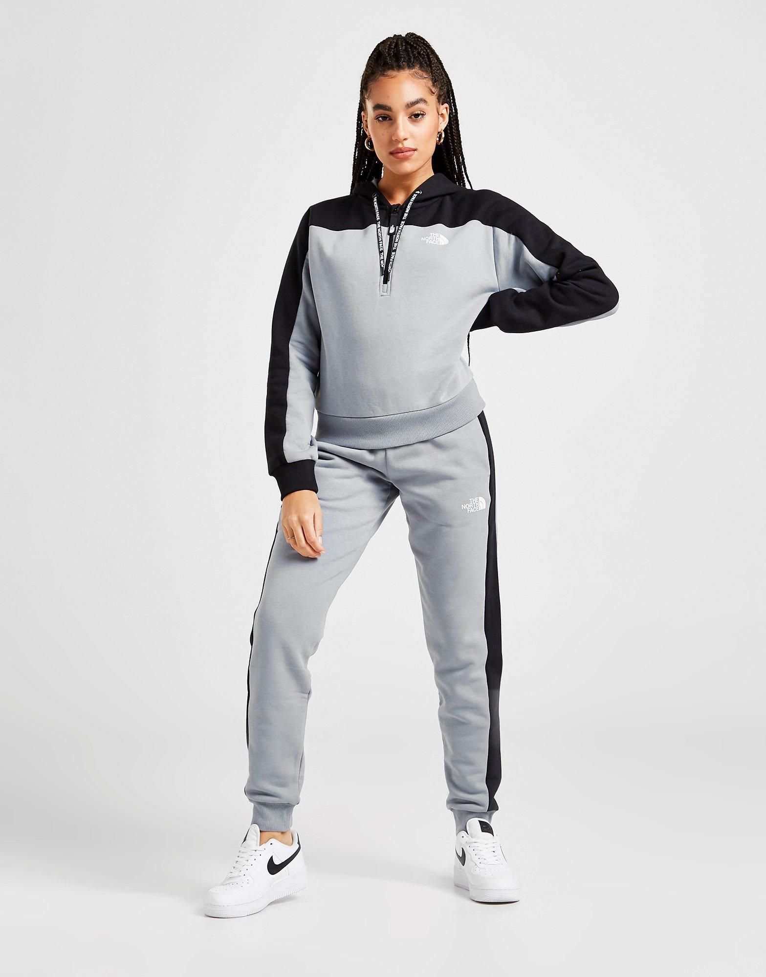 grey north face joggers womens