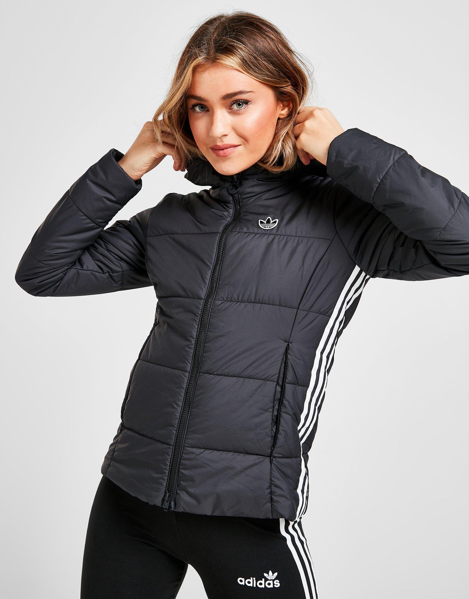 adidas women's slim jacket black