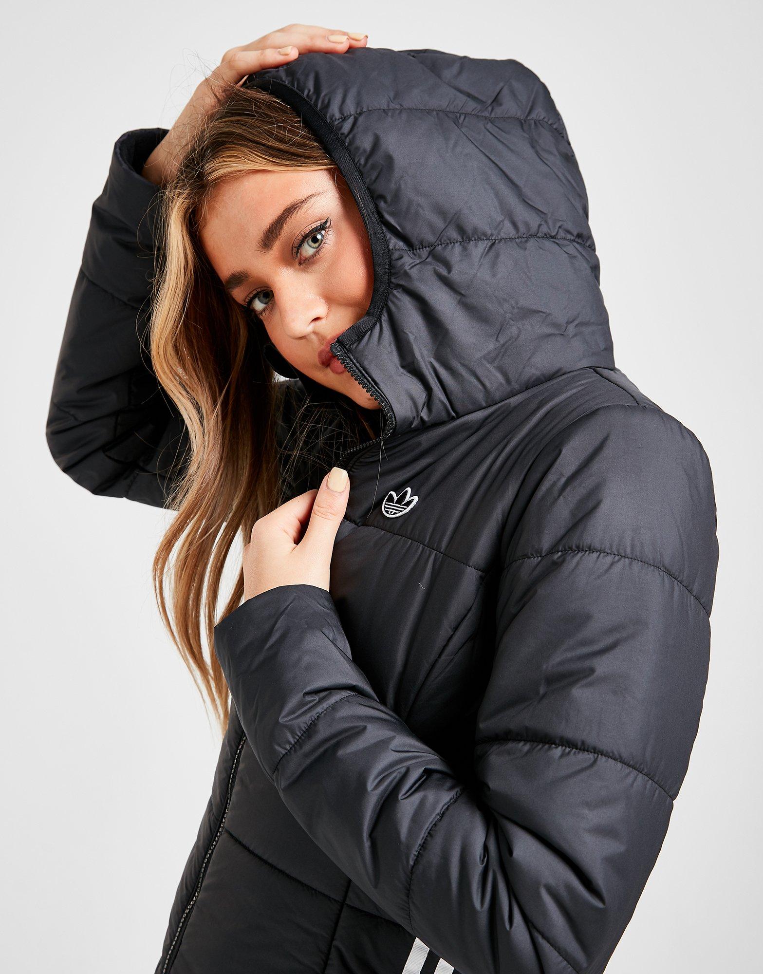 long puffer jacket adidas