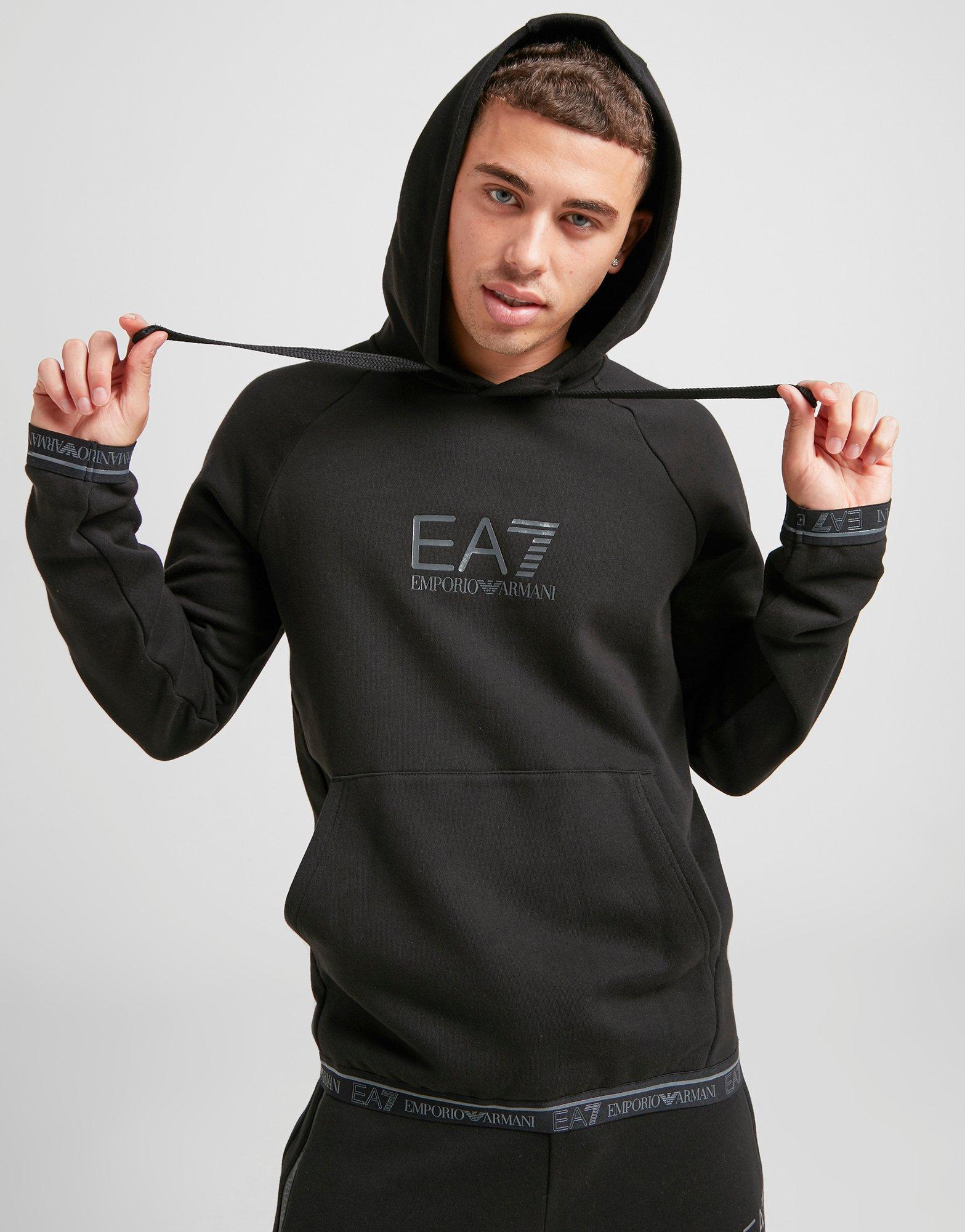 emporio armani ea7 overhead tape hoodie