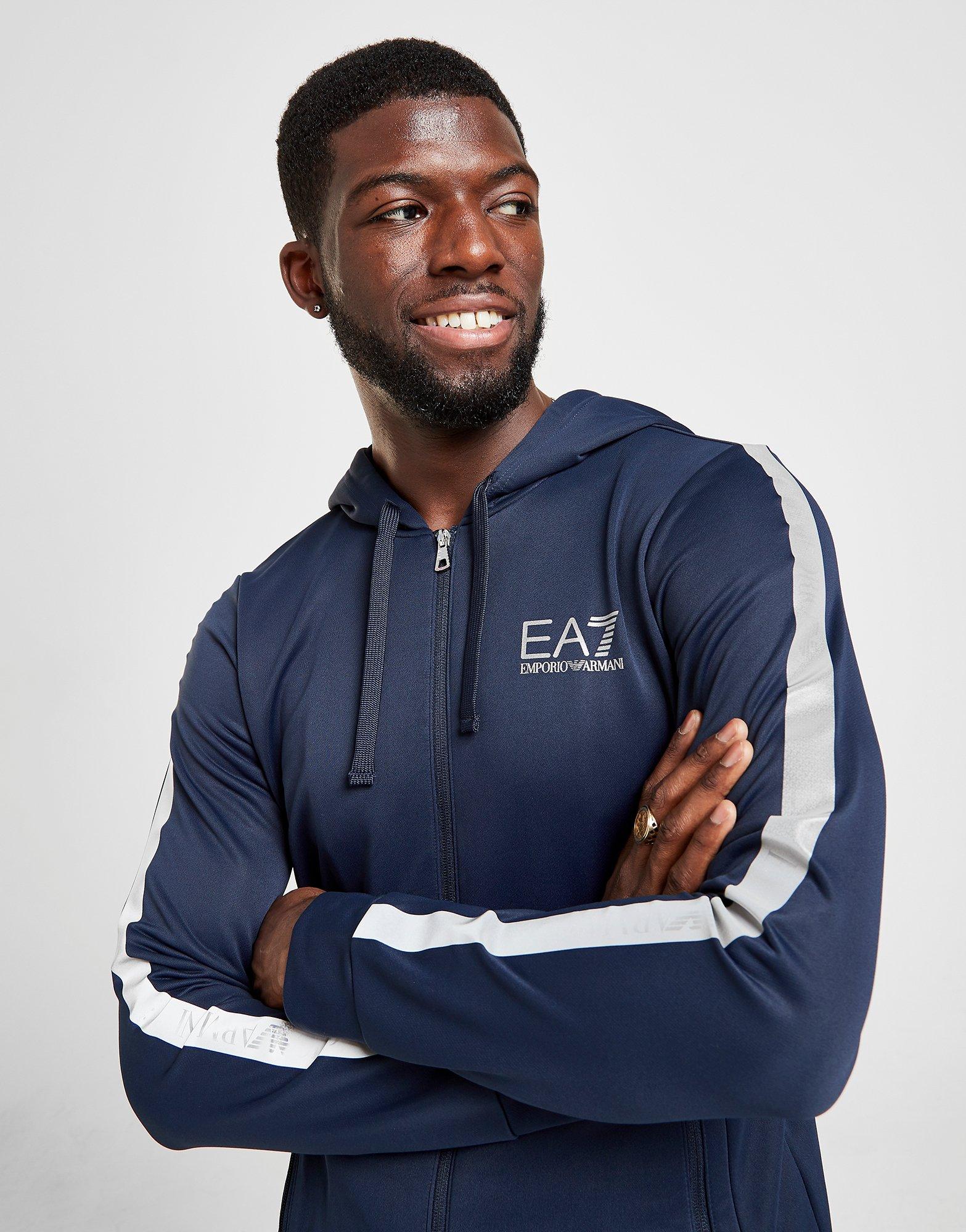ea7 hoodie zip