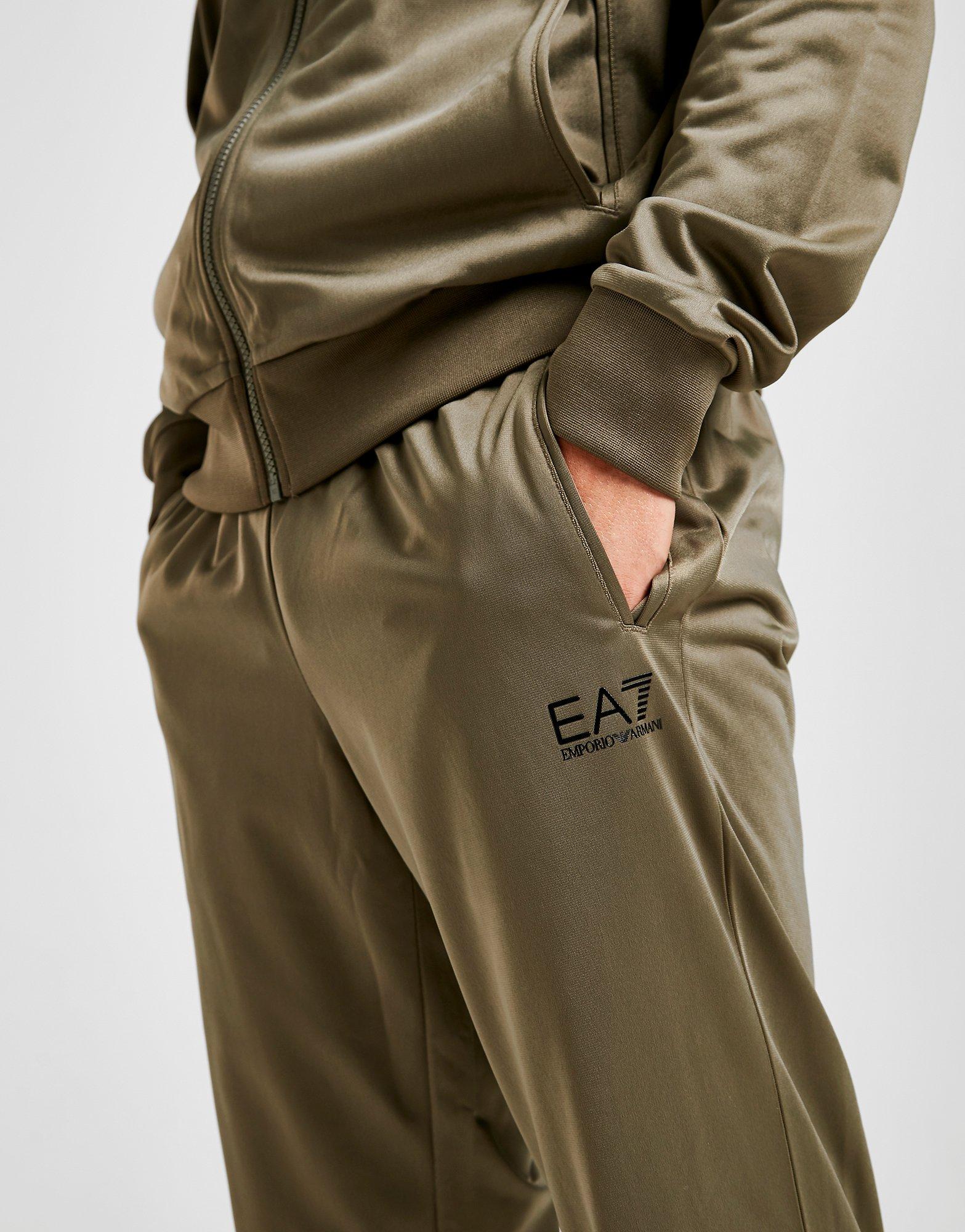 khaki armani tracksuit