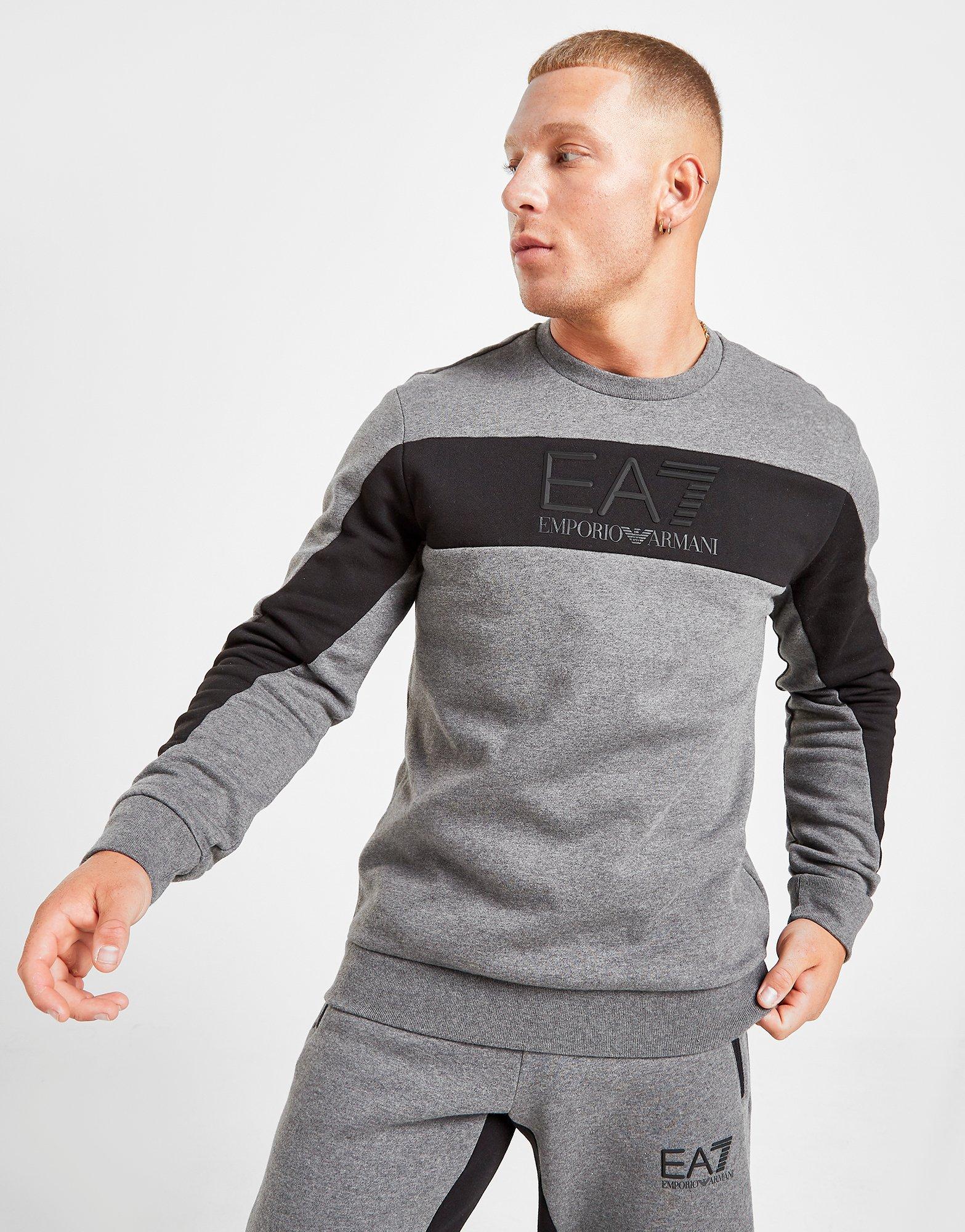 emporio armani block colour sweatshirt