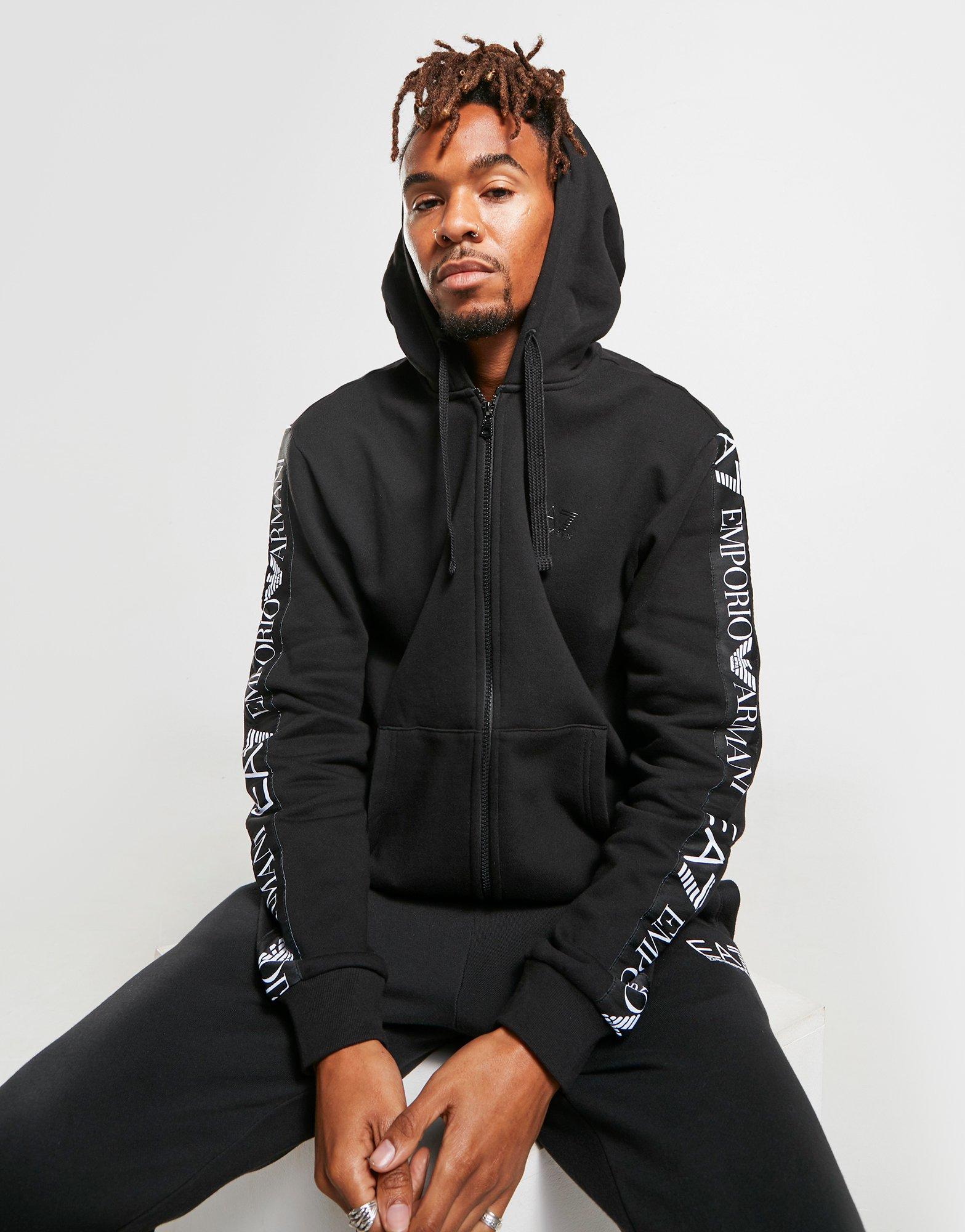 ea7 full zip hoodie