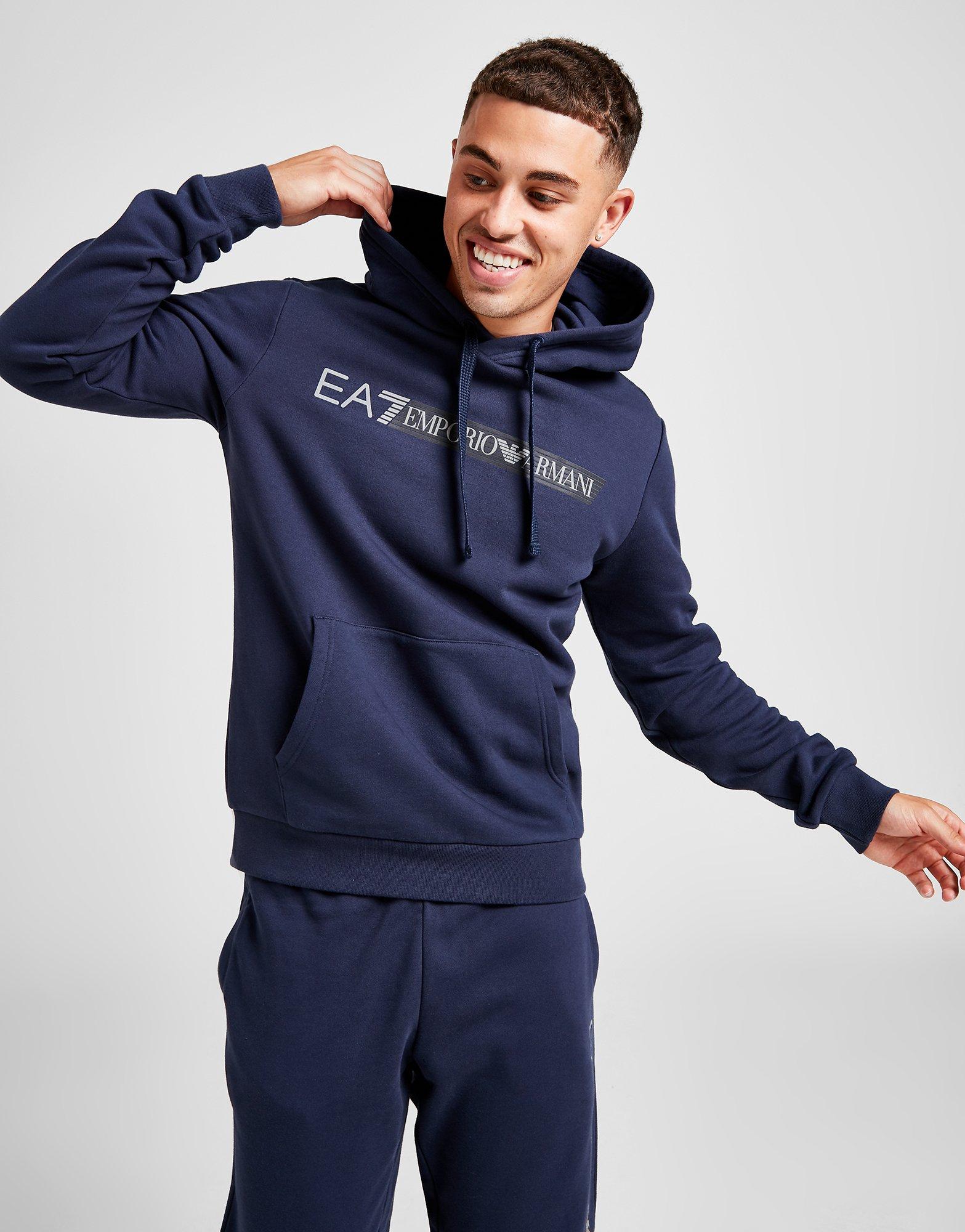 ea7 7 lines fleece tracksuit