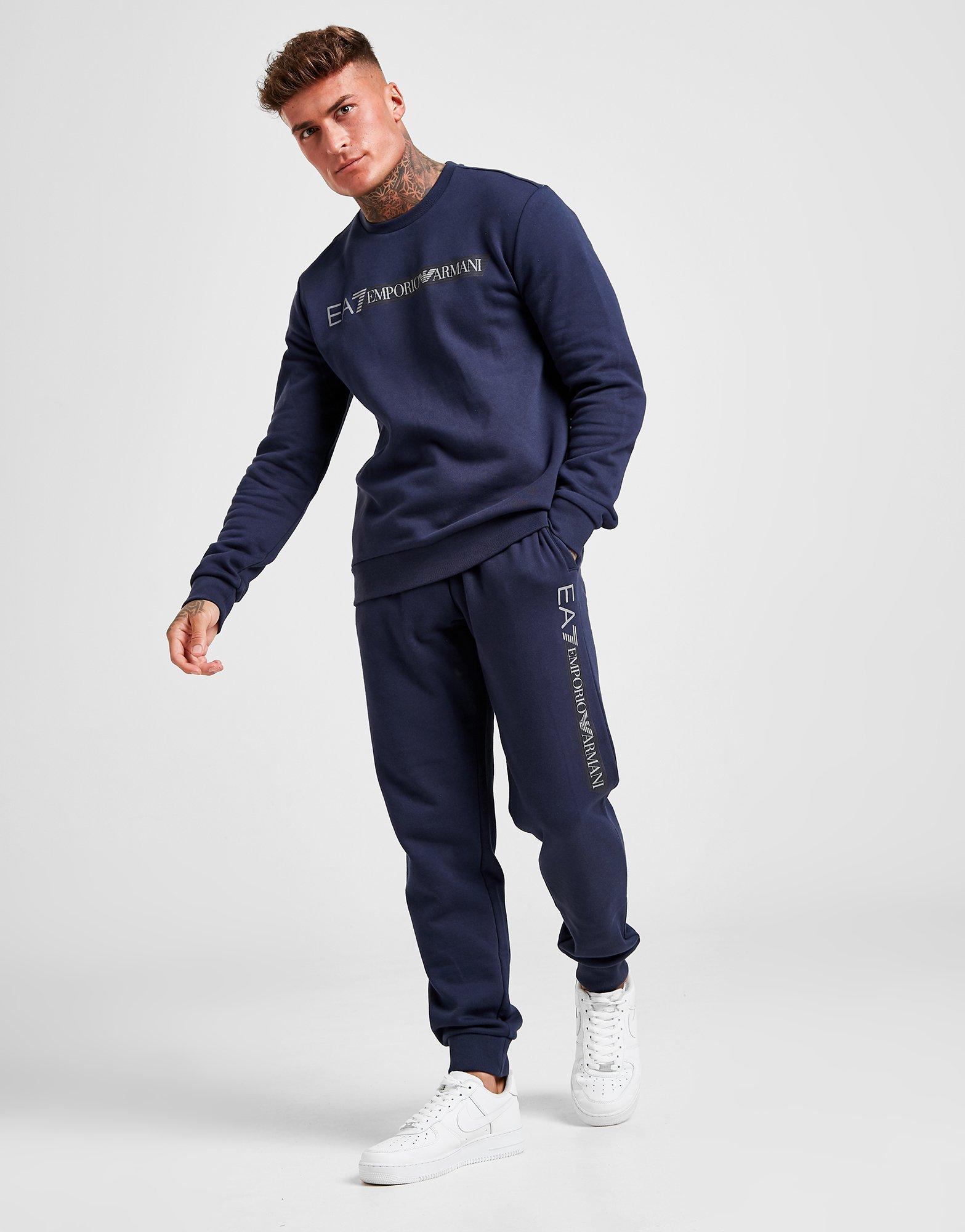 ea7 tracksuit bottoms mens