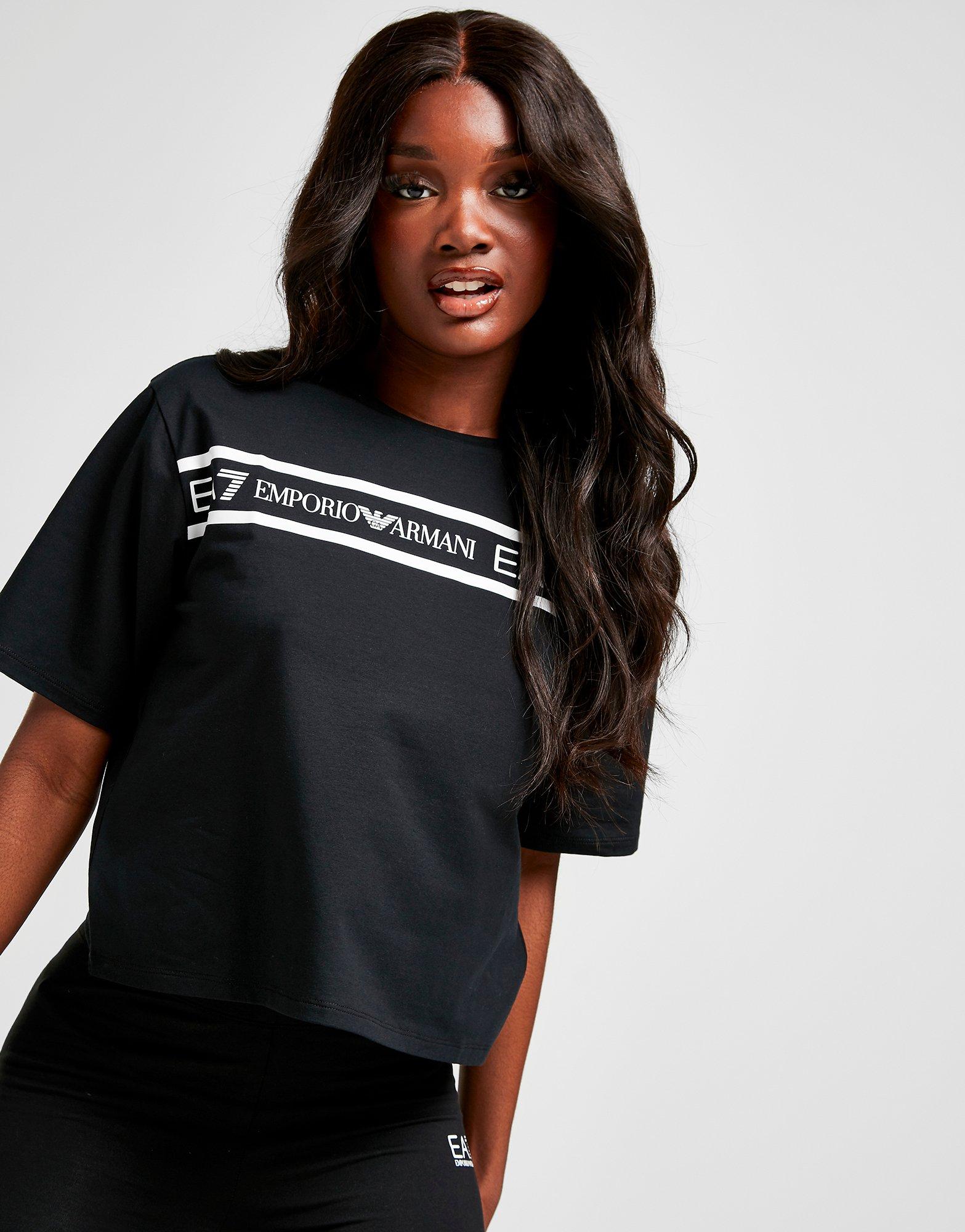 emporio armani tape t shirt