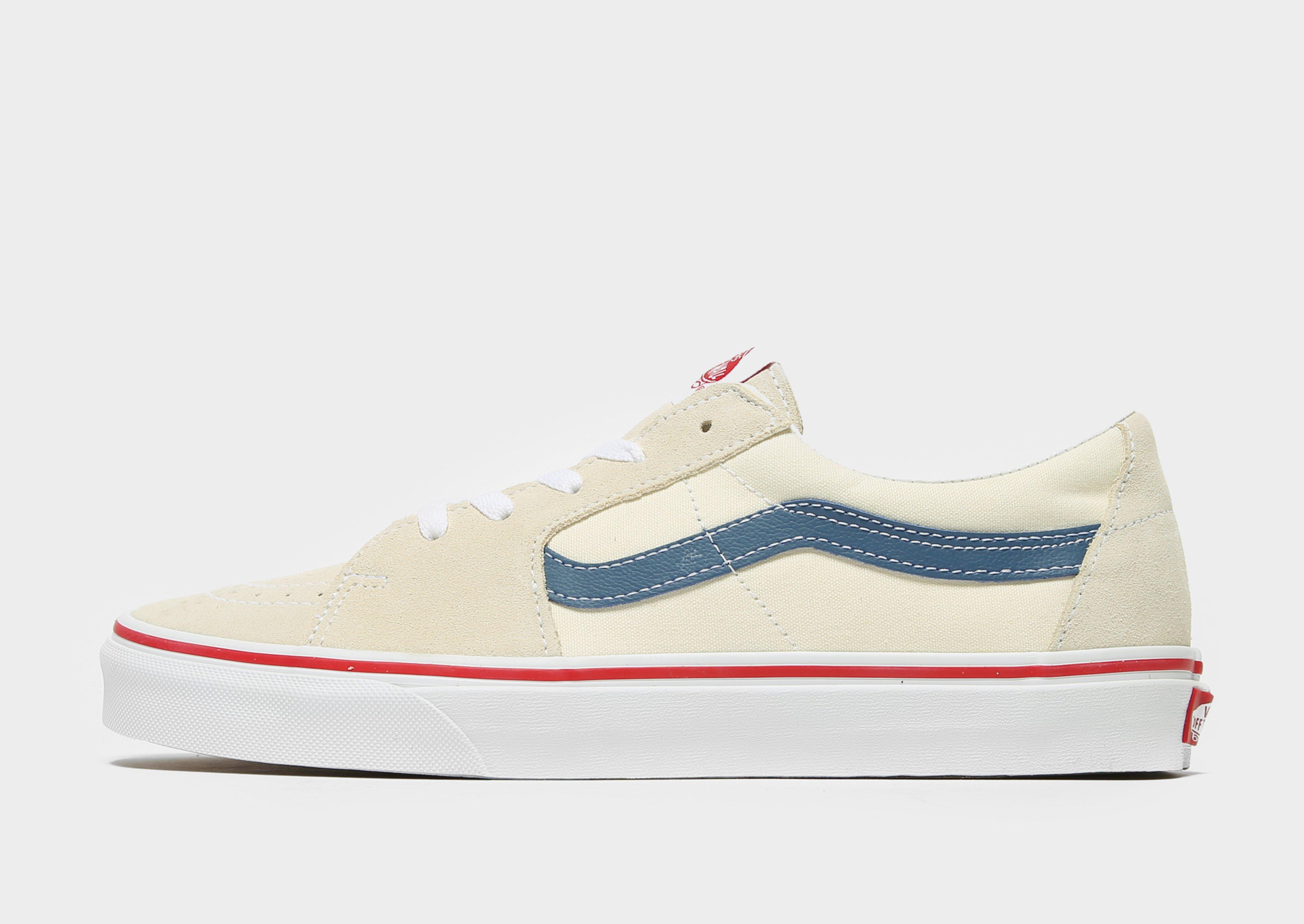 vans sk8 low white leather