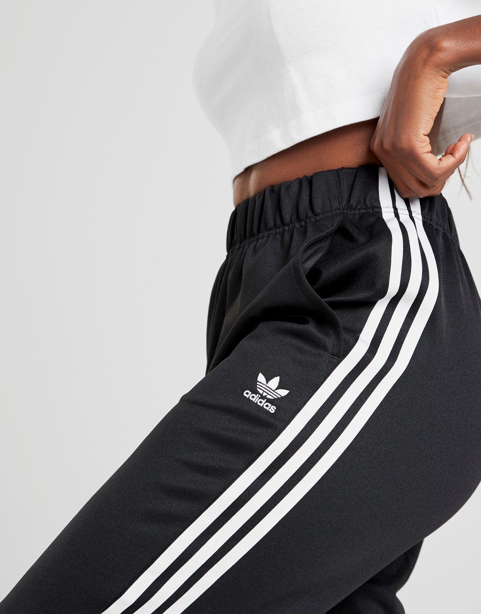 gray adidas track pants