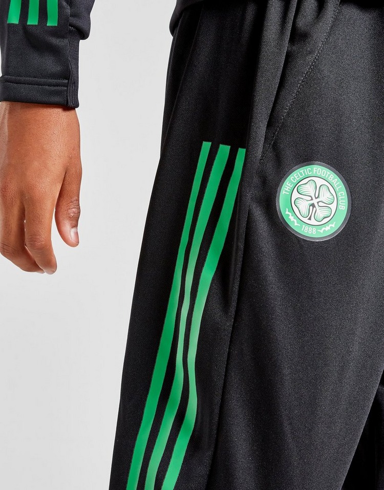 Black adidas Celtic FC Training Track Pants Junior | JD Sports