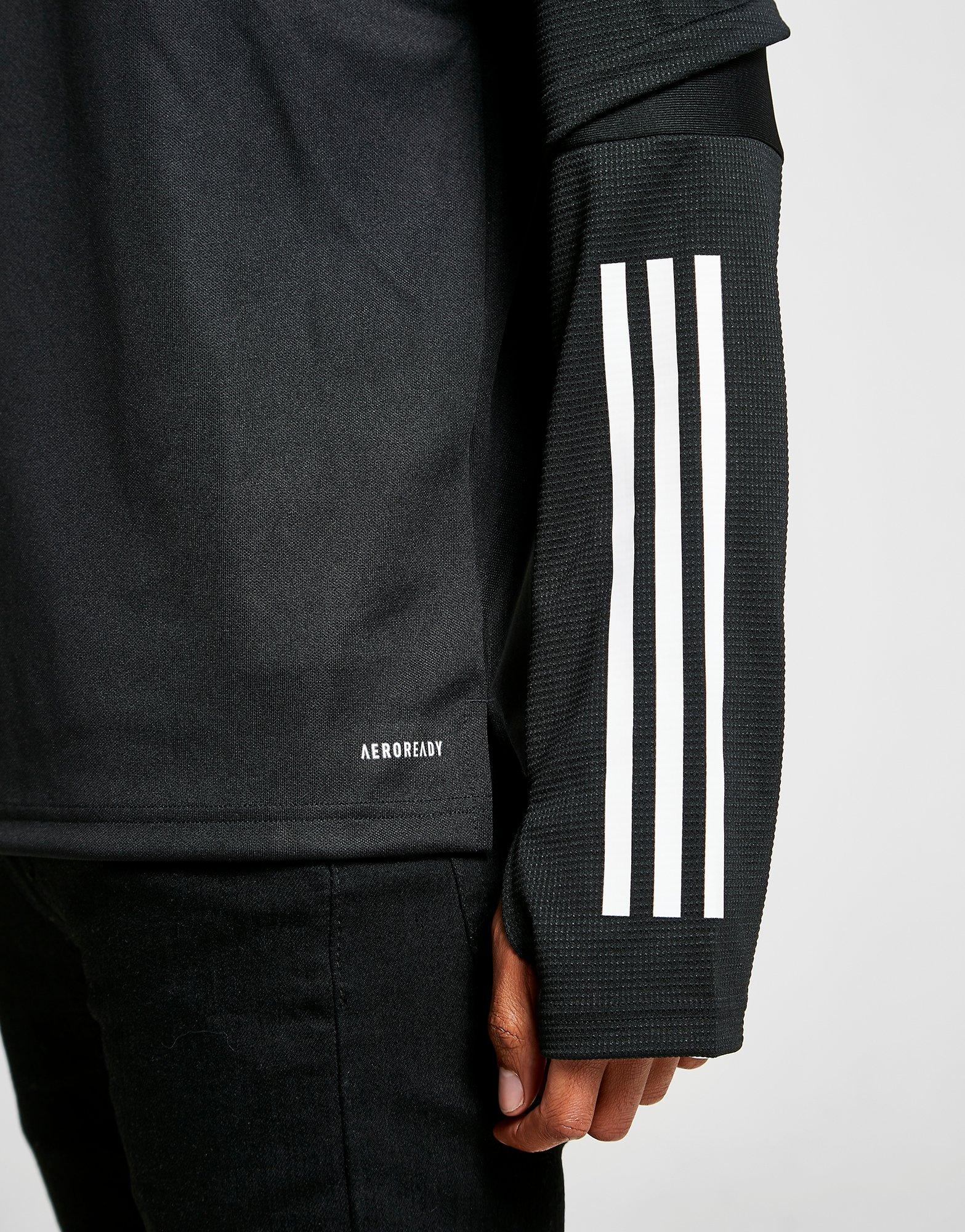 black adidas training top