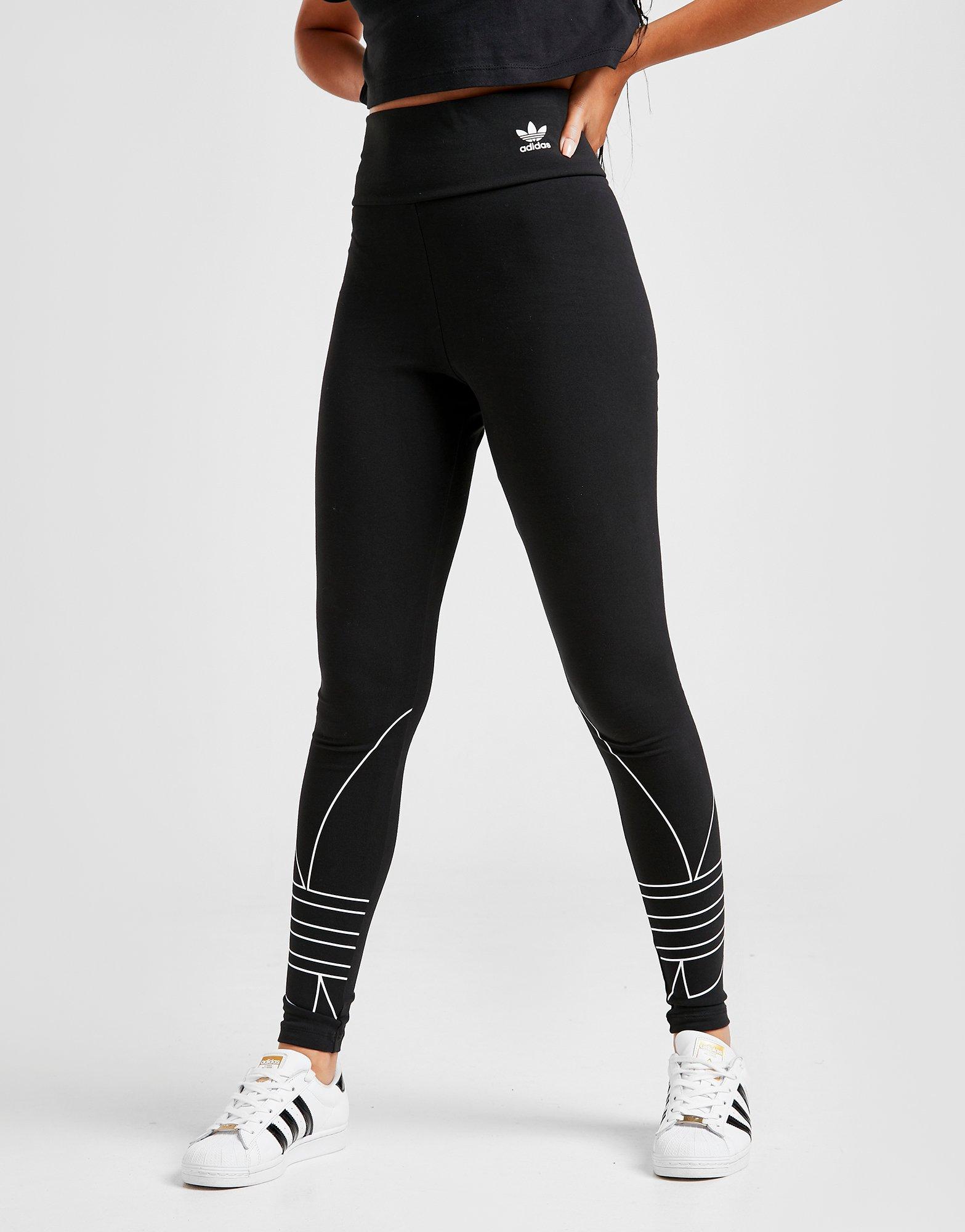 adidas logo leggings