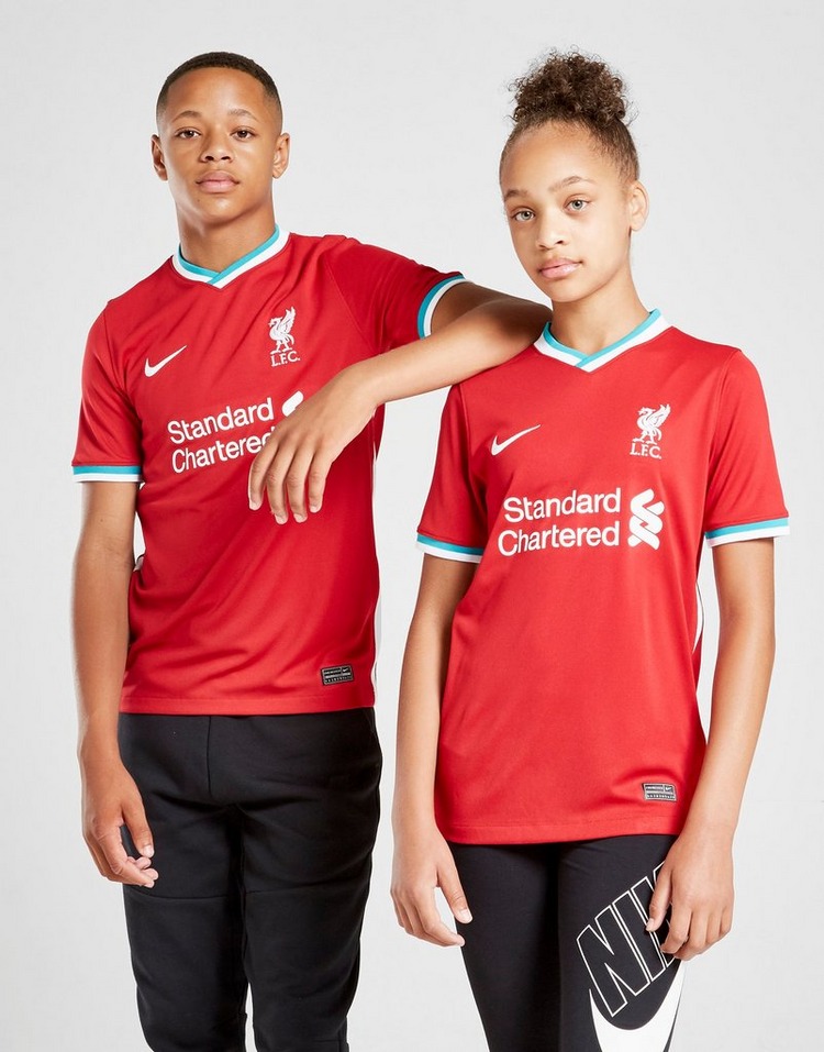 Compra Nike camiseta Liverpool FC 2020/21 1.ª equipación júnior en Rojo