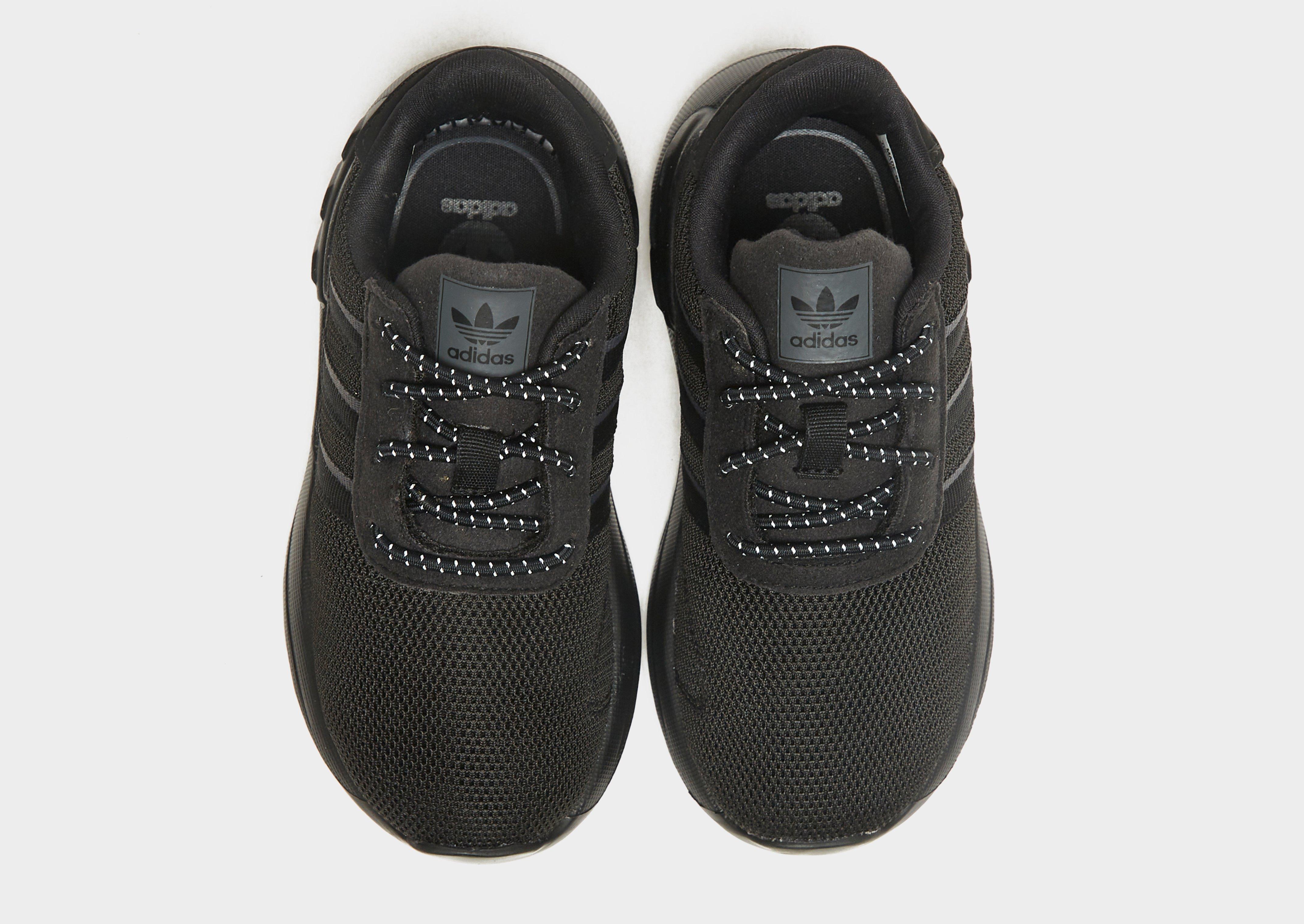infant black adidas trainers
