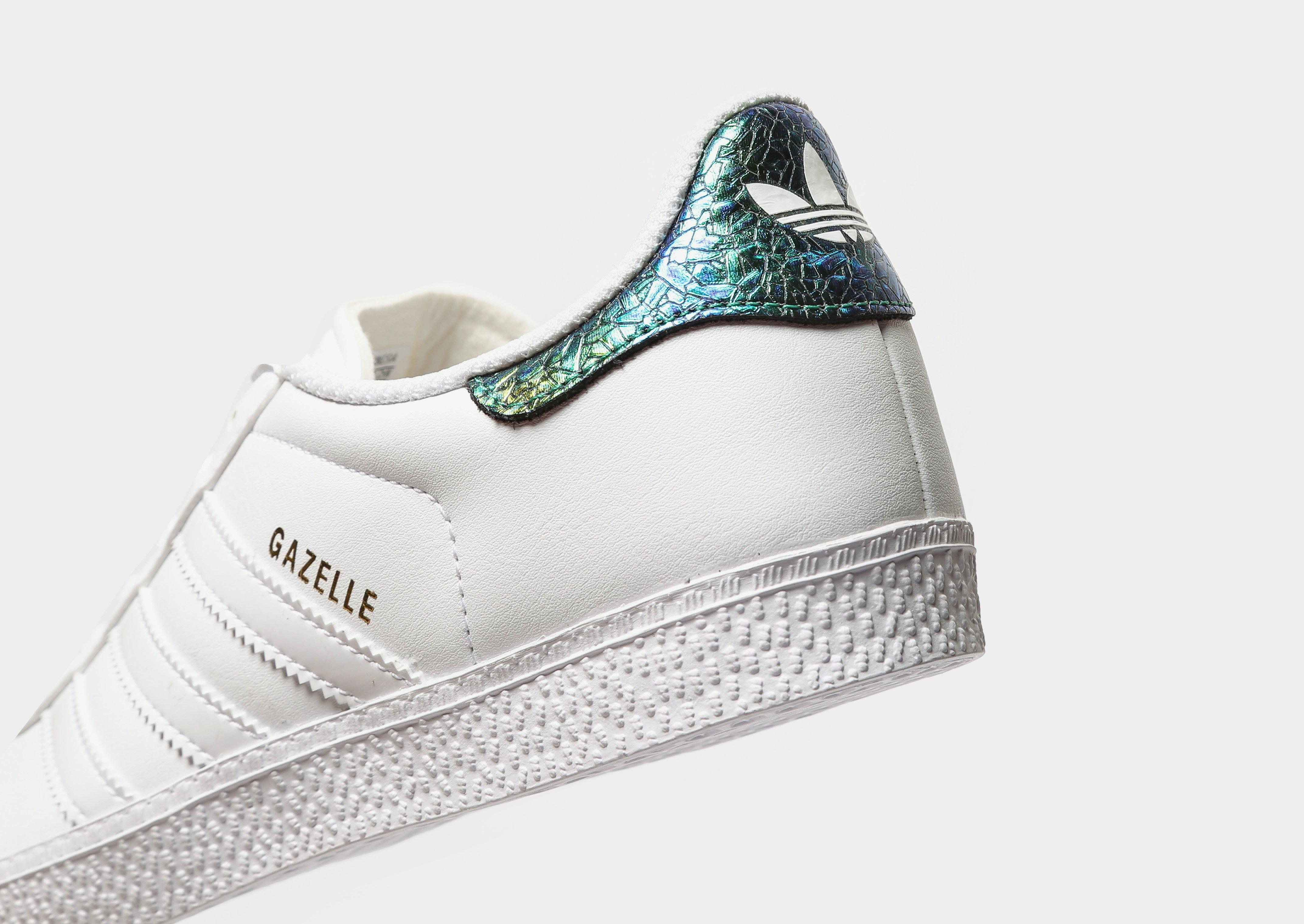 all white gazelles junior