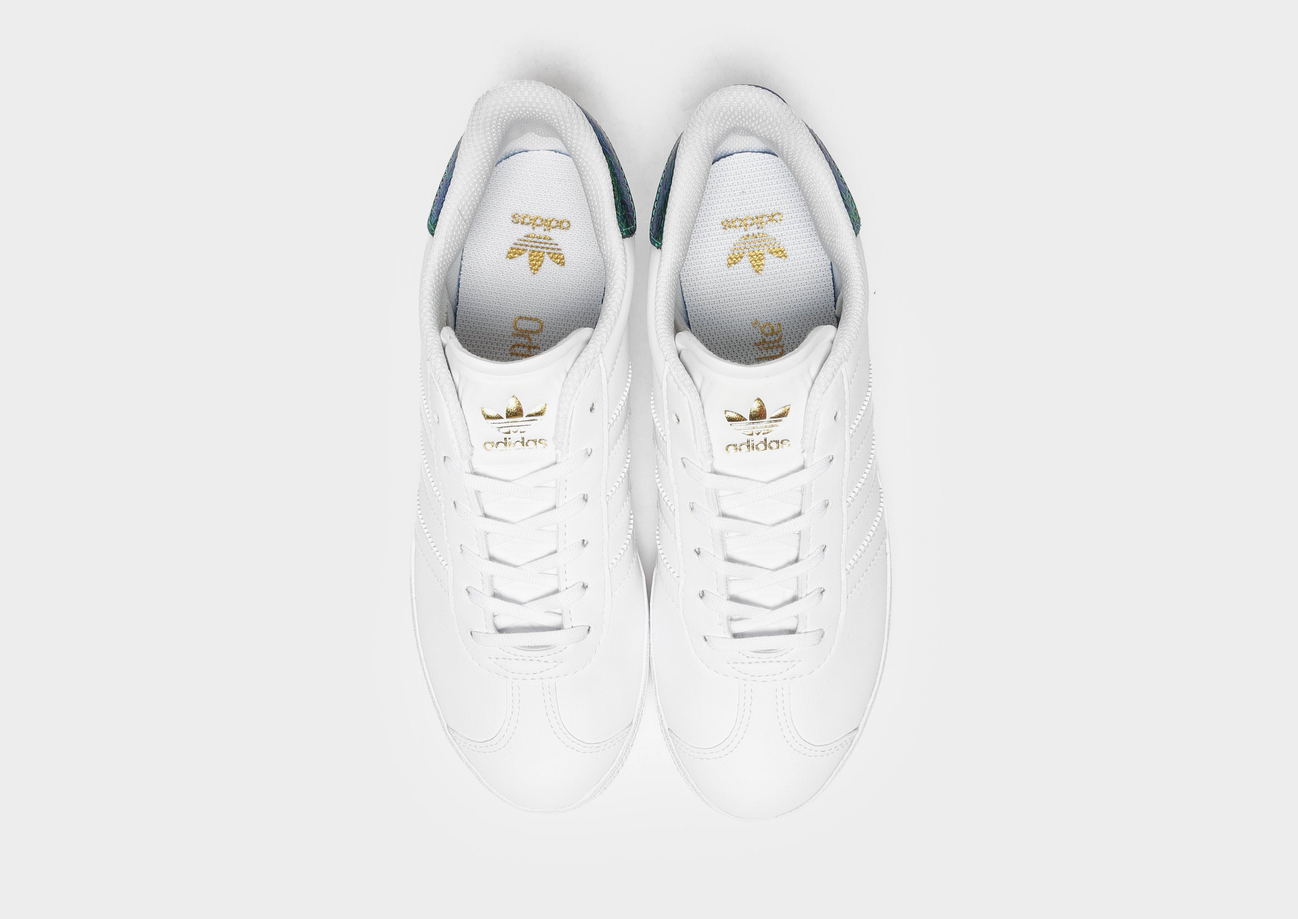 adidas gazelle white junior