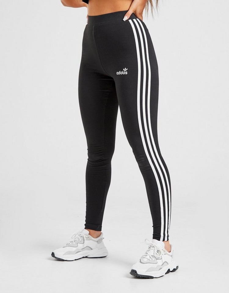 Jd adidas 3 stripe leggings sale