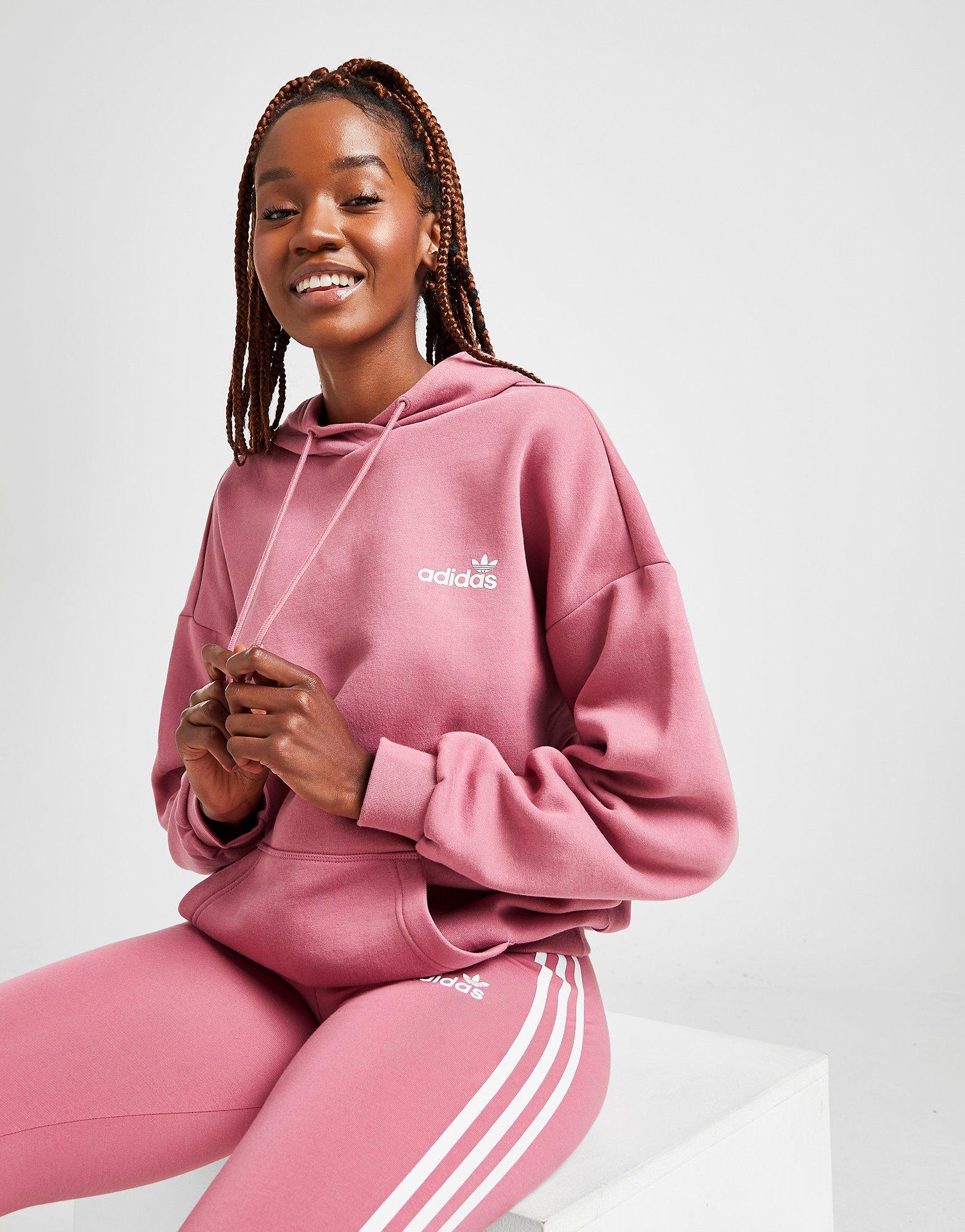 pink adidas originals hoodie