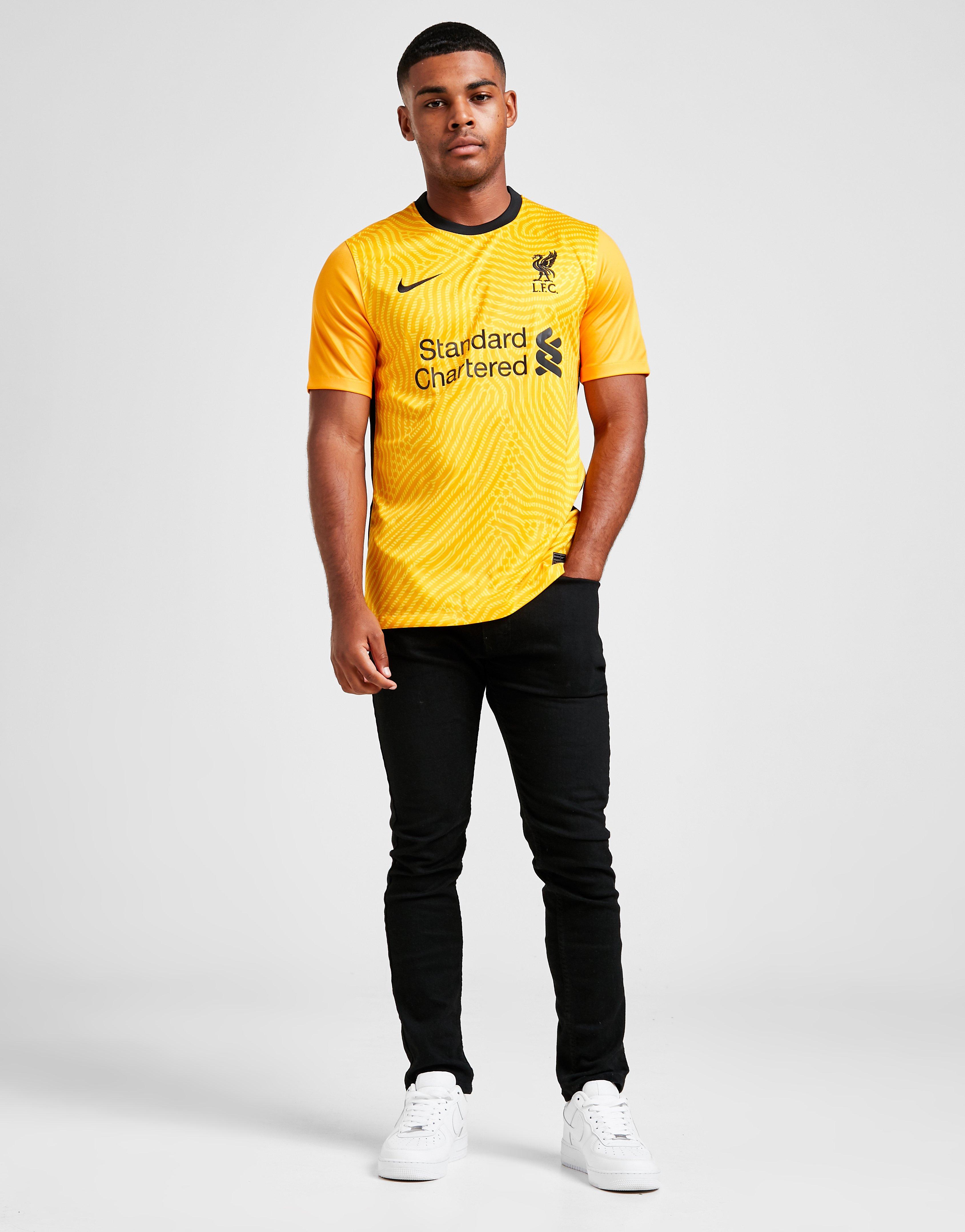 liverpool yellow goalkeeper kit