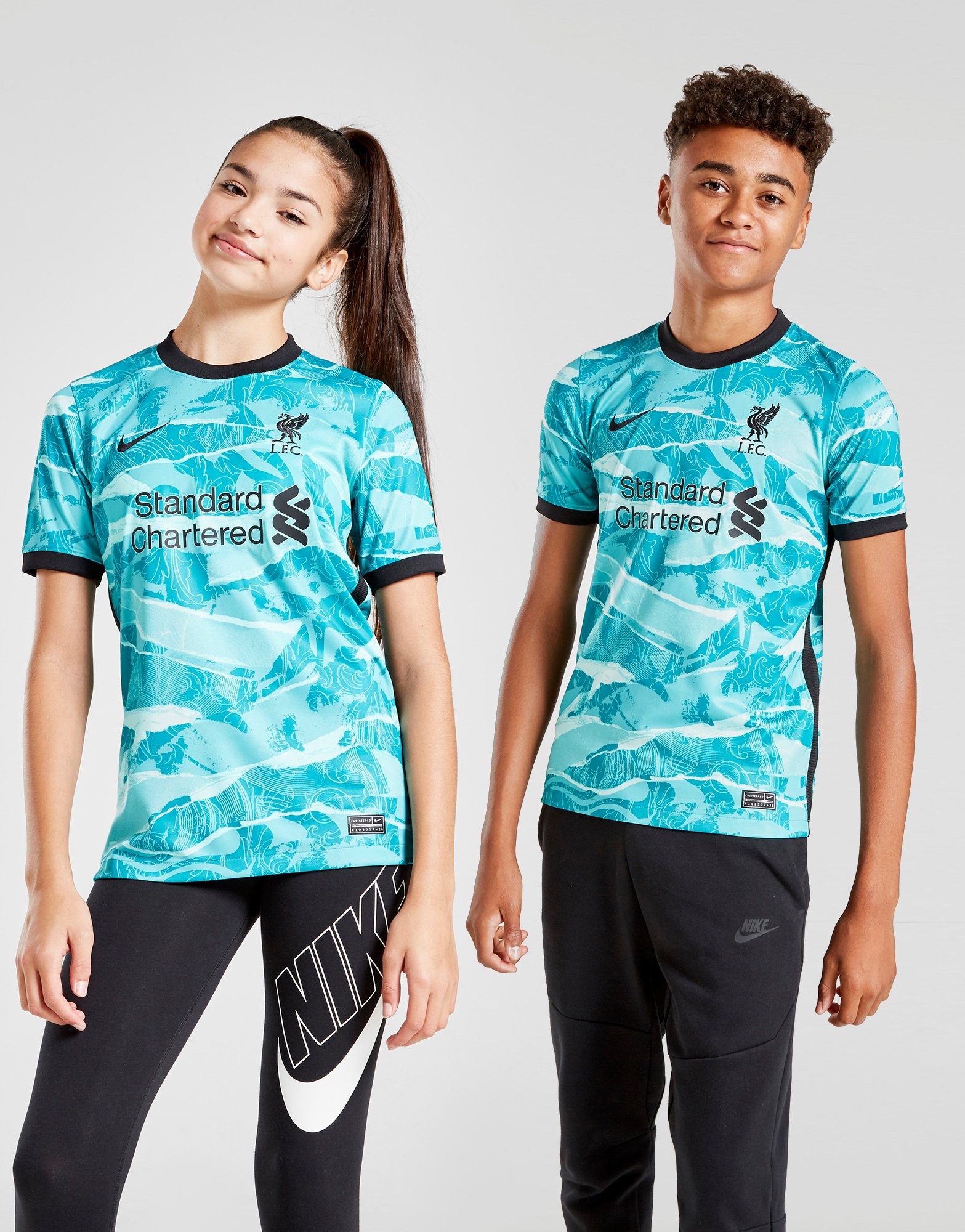 Blue Nike Liverpool Fc 2020 21 Away Shirt Junior 