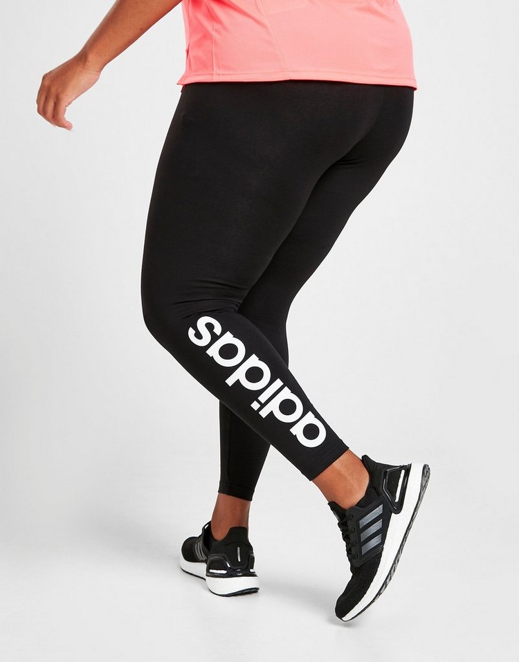 adidas Originals Women's Plus Size Flared Leggings, Black, 2X at