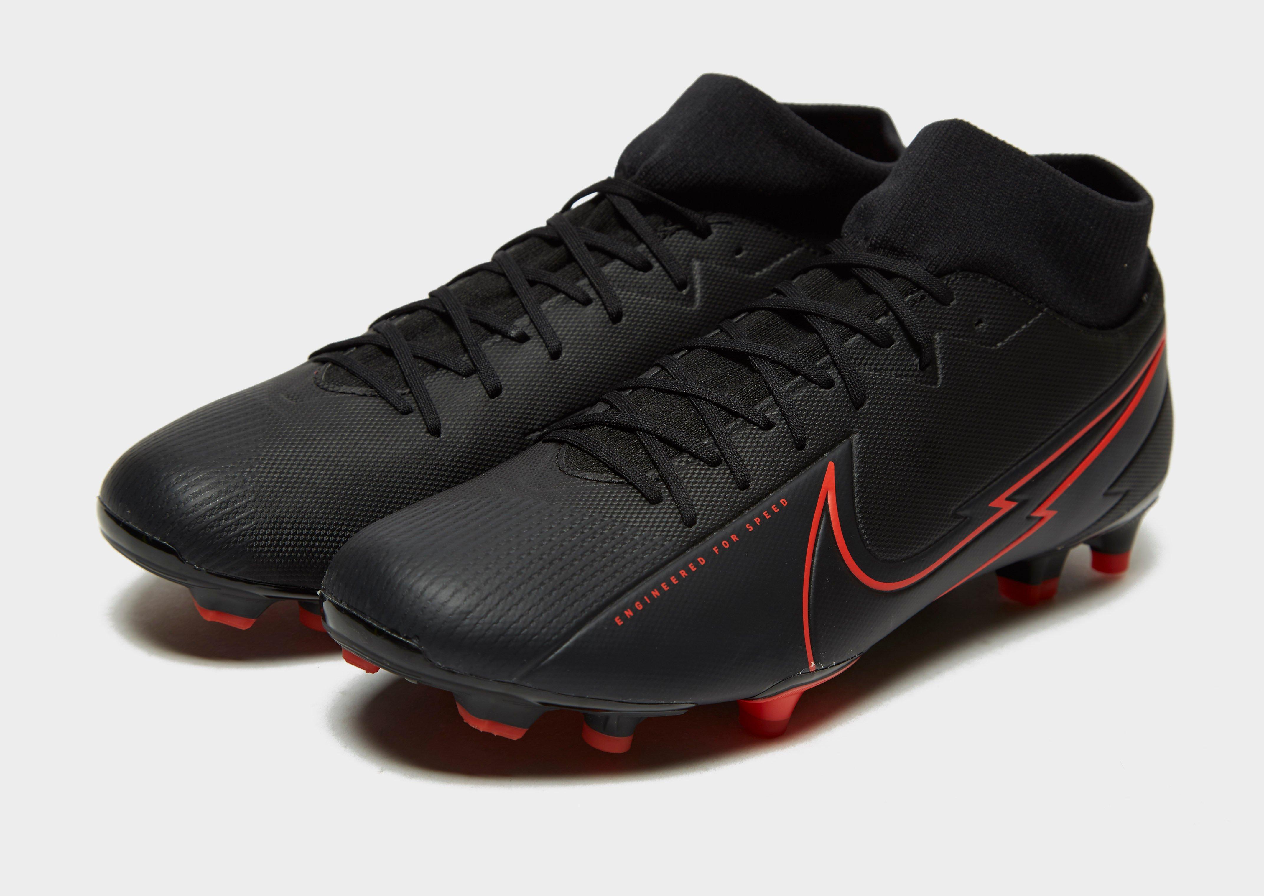 black and red mercurials
