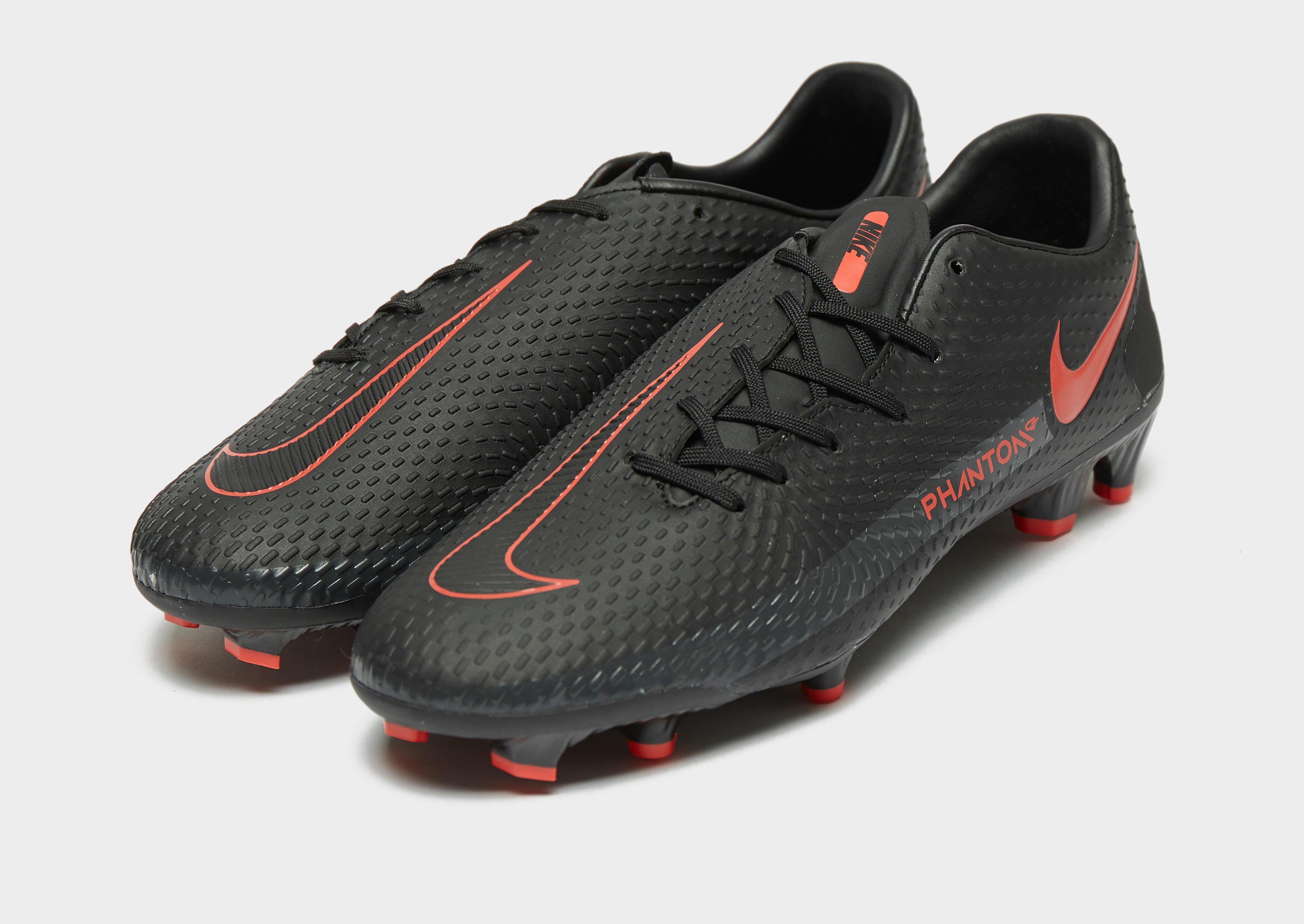 nike phantom black and red