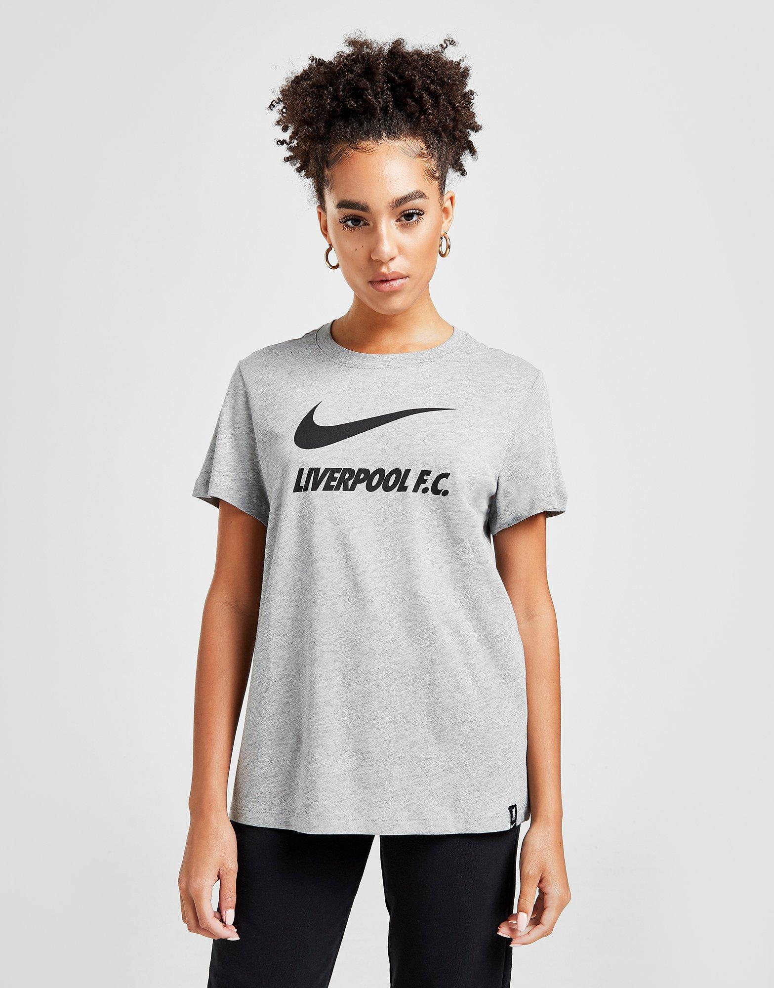 lfc nike mens black training ground tee